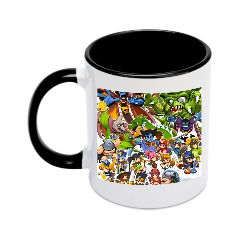（画像用） ドラゴンクエスト Doragon Kuesuto Dragon Quest カラーマグカップ