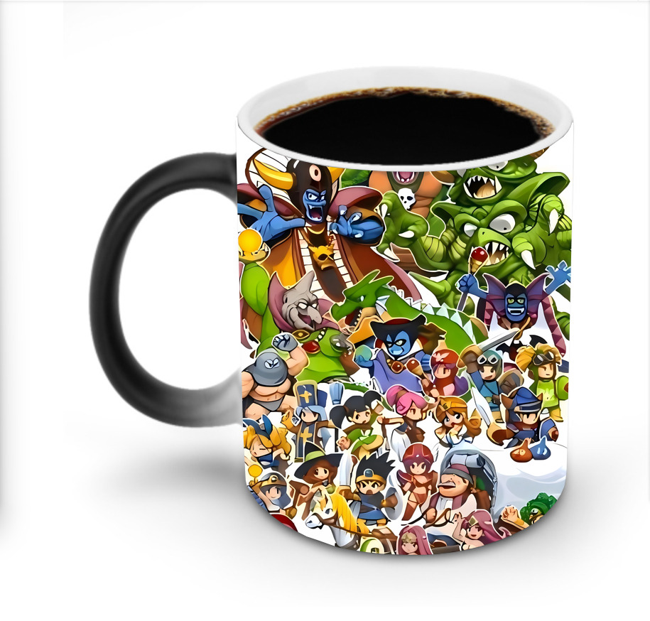 （画像用） ドラゴンクエスト Doragon Kuesuto Dragon Quest 温度変色マグカップ