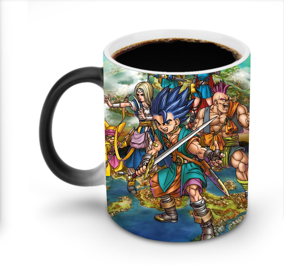 （画像用） ドラゴンクエスト Doragon Kuesuto Dragon Quest 温度変色マグカップ