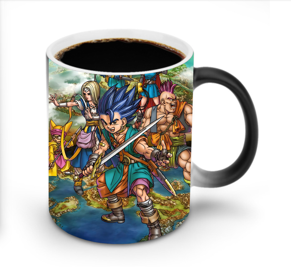 （画像用） ドラゴンクエスト Doragon Kuesuto Dragon Quest 温度変色マグカップ