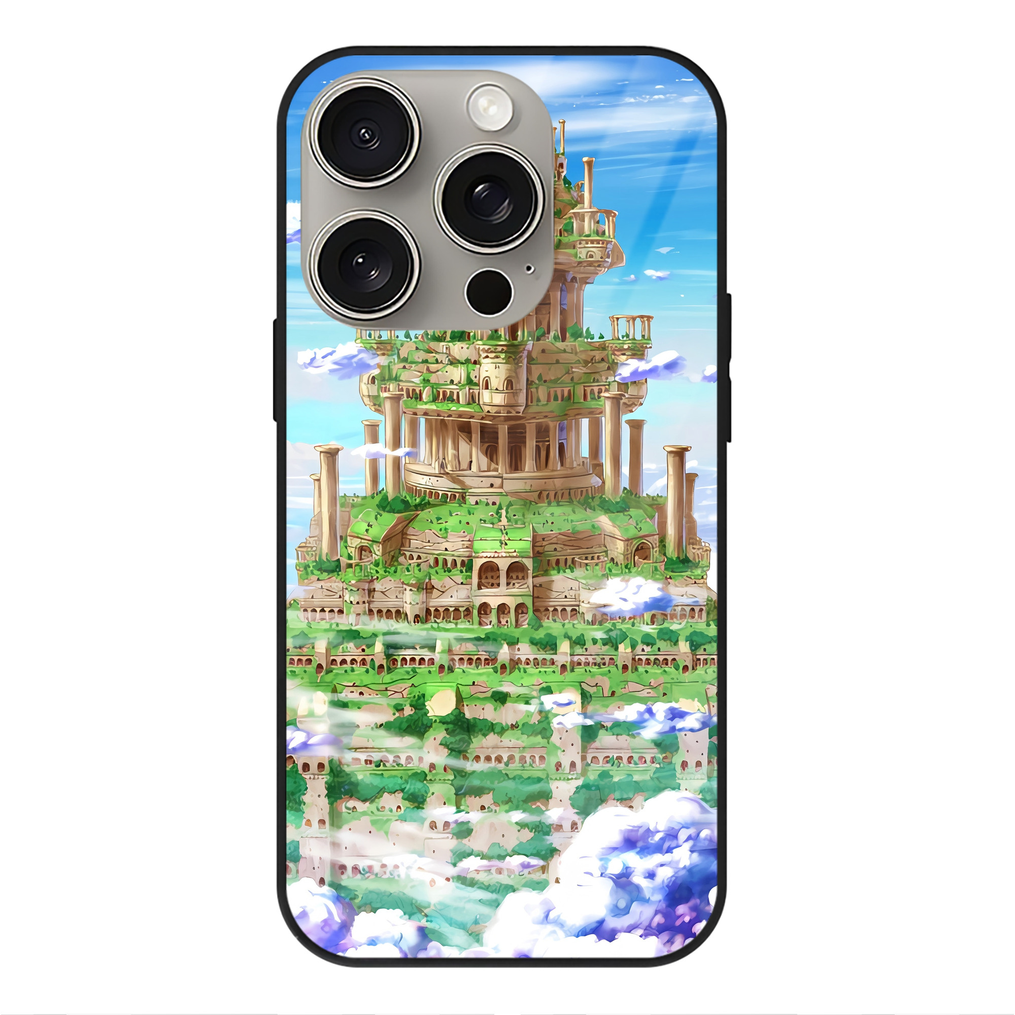 （画像用） ドラゴンクエスト Doragon Kuesuto Dragon Quest 【iPhone15Pro対応】スマホケース 耐衝撃＆黄変防止 背面ガラス