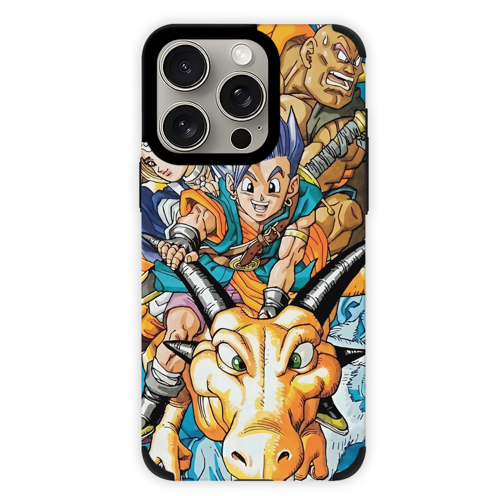 ドラゴンクエスト Doragon Kuesuto Dragon Quest 【iPhone15ProMax対応】 PUレザー スマホケース 耐衝撃＆黄変防止