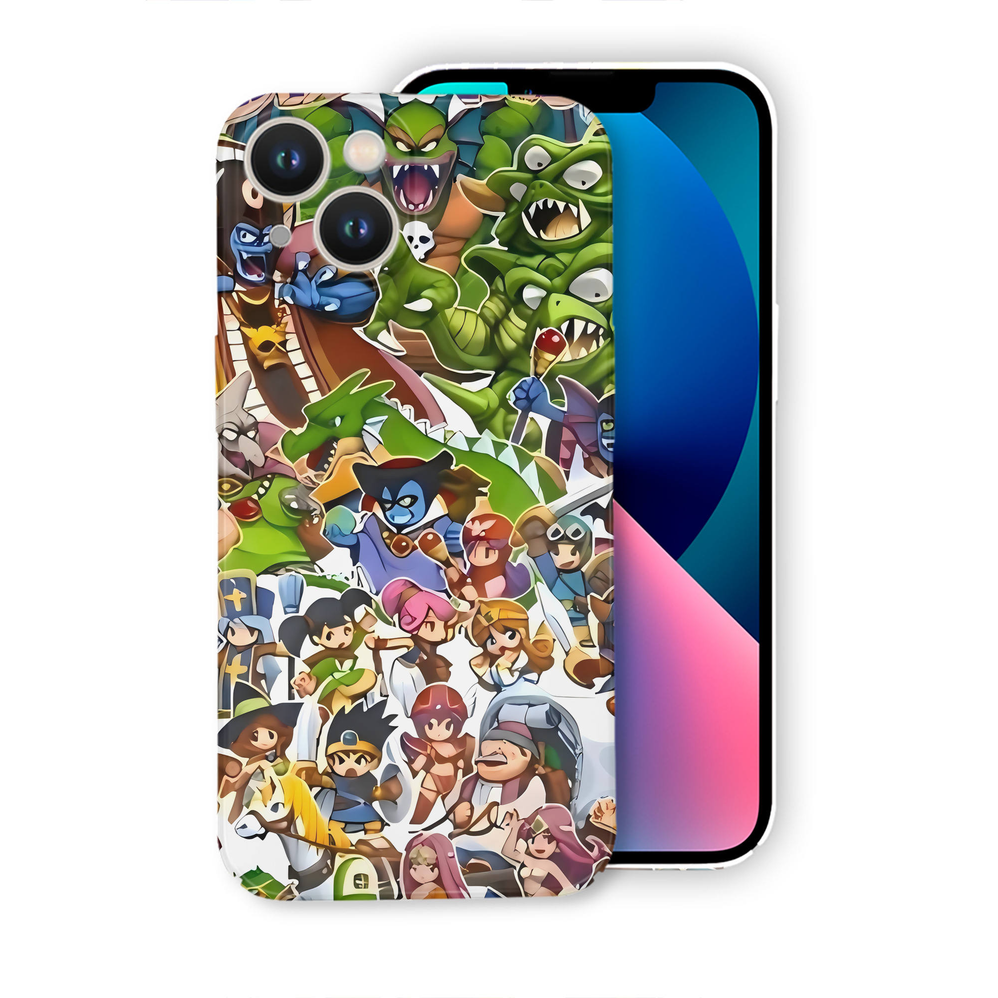（画像用） ドラゴンクエスト Doragon Kuesuto Dragon Quest 【iPhone 14シリーズ対応】ハードケース