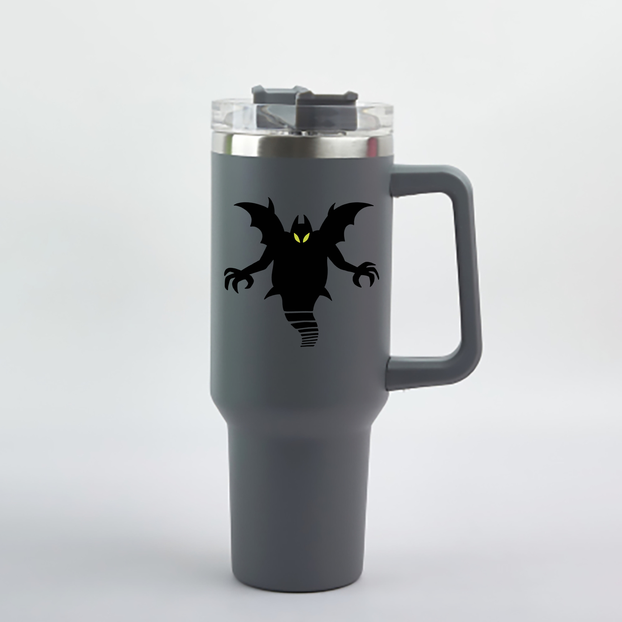 （画像用） ドラゴンクエスト Doragon Kuesuto Dragon Quest 1200mL車用タンブラー - クリスタルステッカー（プラスチックストロー付き）