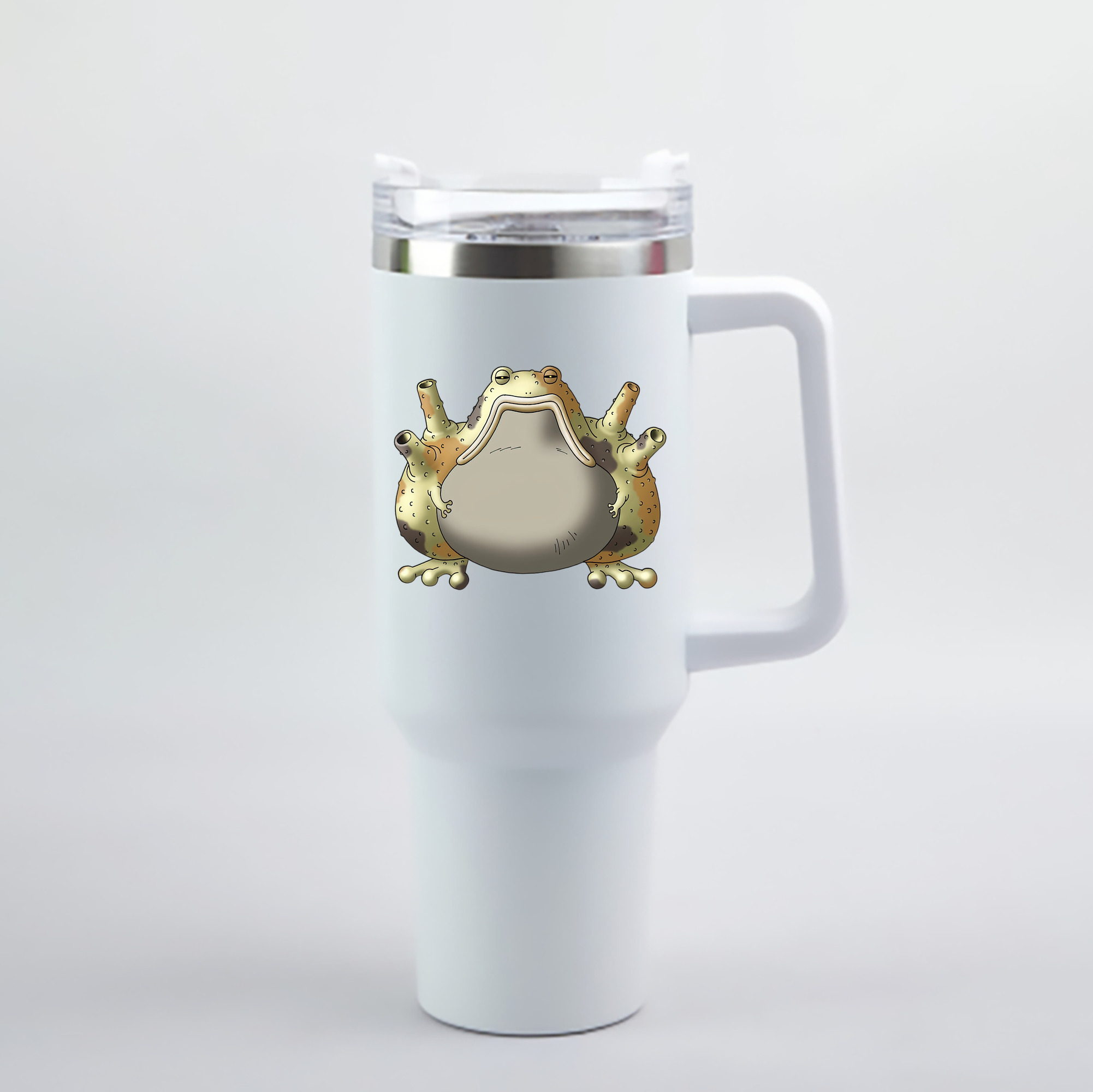（画像用） ドラゴンクエスト Doragon Kuesuto Dragon Quest 1200mL車用タンブラー - クリスタルステッカー（プラスチックストロー付き）