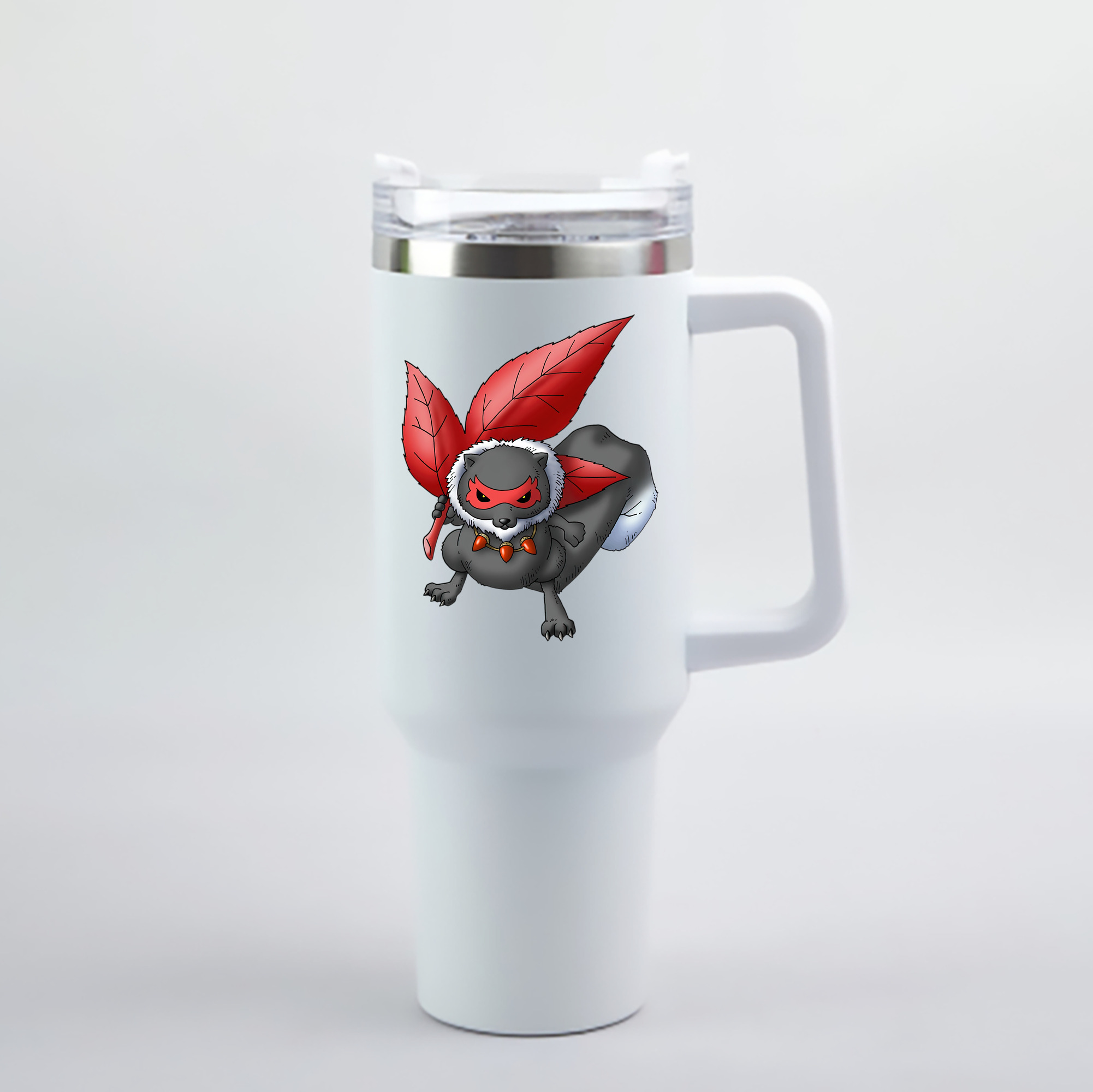 （画像用） ドラゴンクエスト Doragon Kuesuto Dragon Quest 1200mL車用タンブラー - クリスタルステッカー（プラスチックストロー付き）