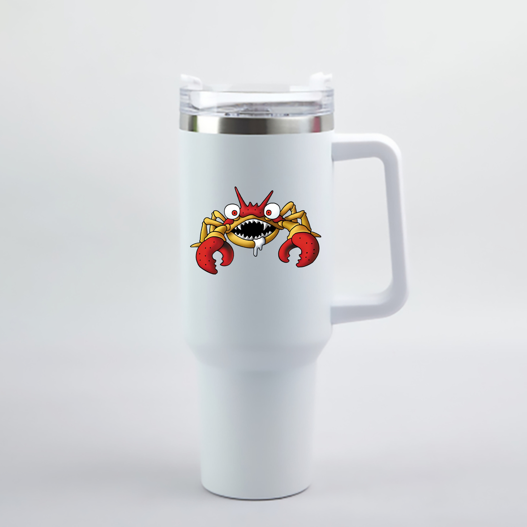 （画像用） ドラゴンクエスト Doragon Kuesuto Dragon Quest 1200mL車用タンブラー - クリスタルステッカー（プラスチックストロー付き）