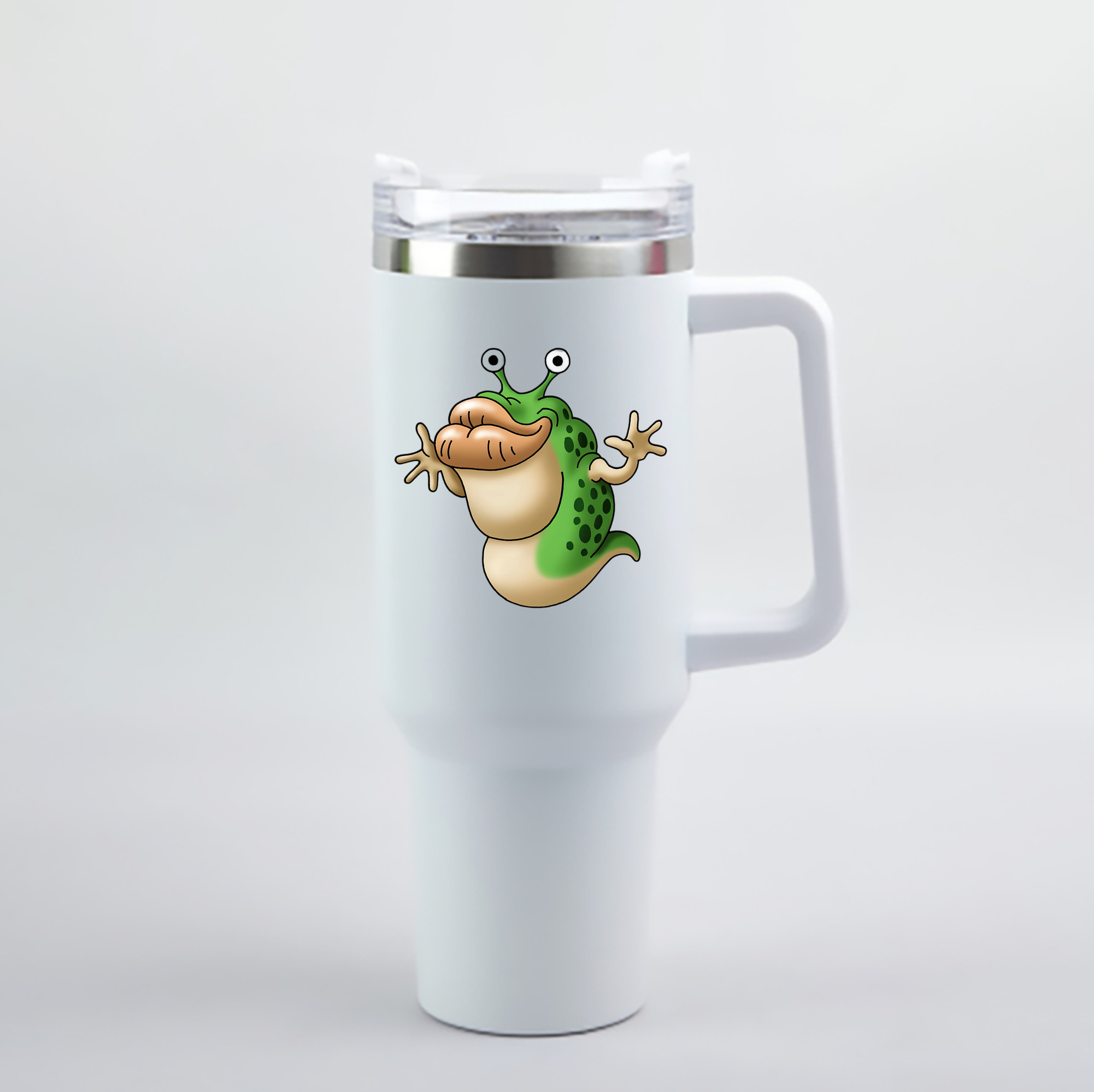 （画像用） ドラゴンクエスト Doragon Kuesuto Dragon Quest 1200mL車用タンブラー - クリスタルステッカー（プラスチックストロー付き）