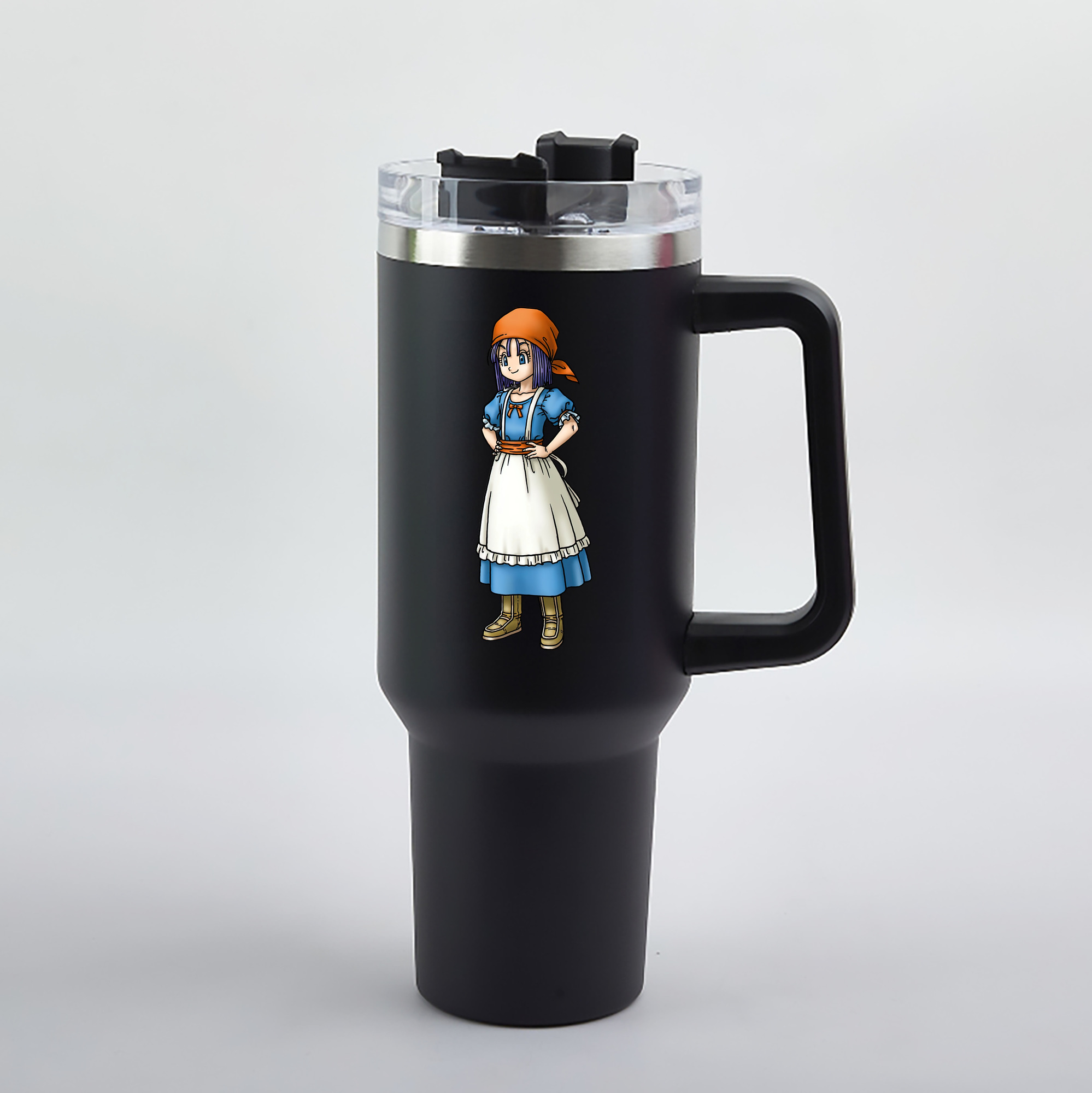 （画像用） ドラゴンクエスト Doragon Kuesuto Dragon Quest 1200mL車用タンブラー（カラープリント）