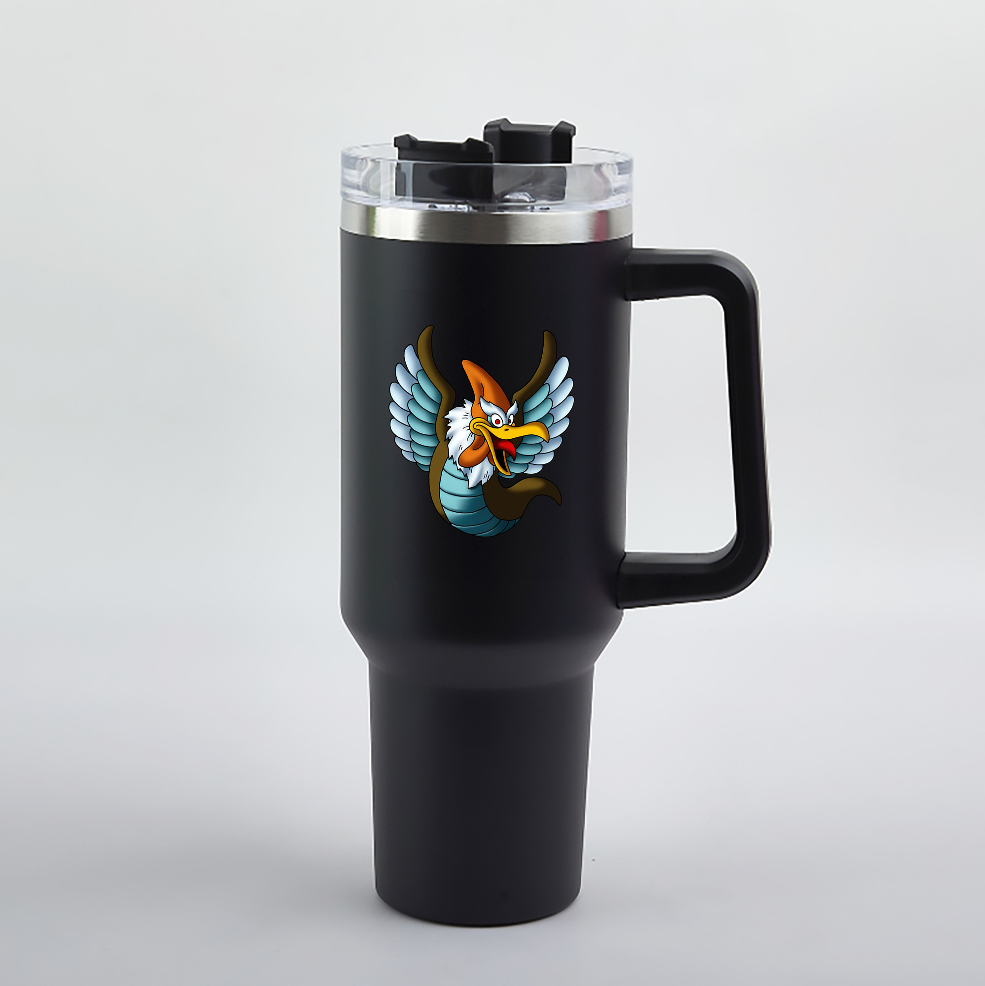 （画像用） ドラゴンクエスト Doragon Kuesuto Dragon Quest 1200mL車用タンブラー（カラープリント）