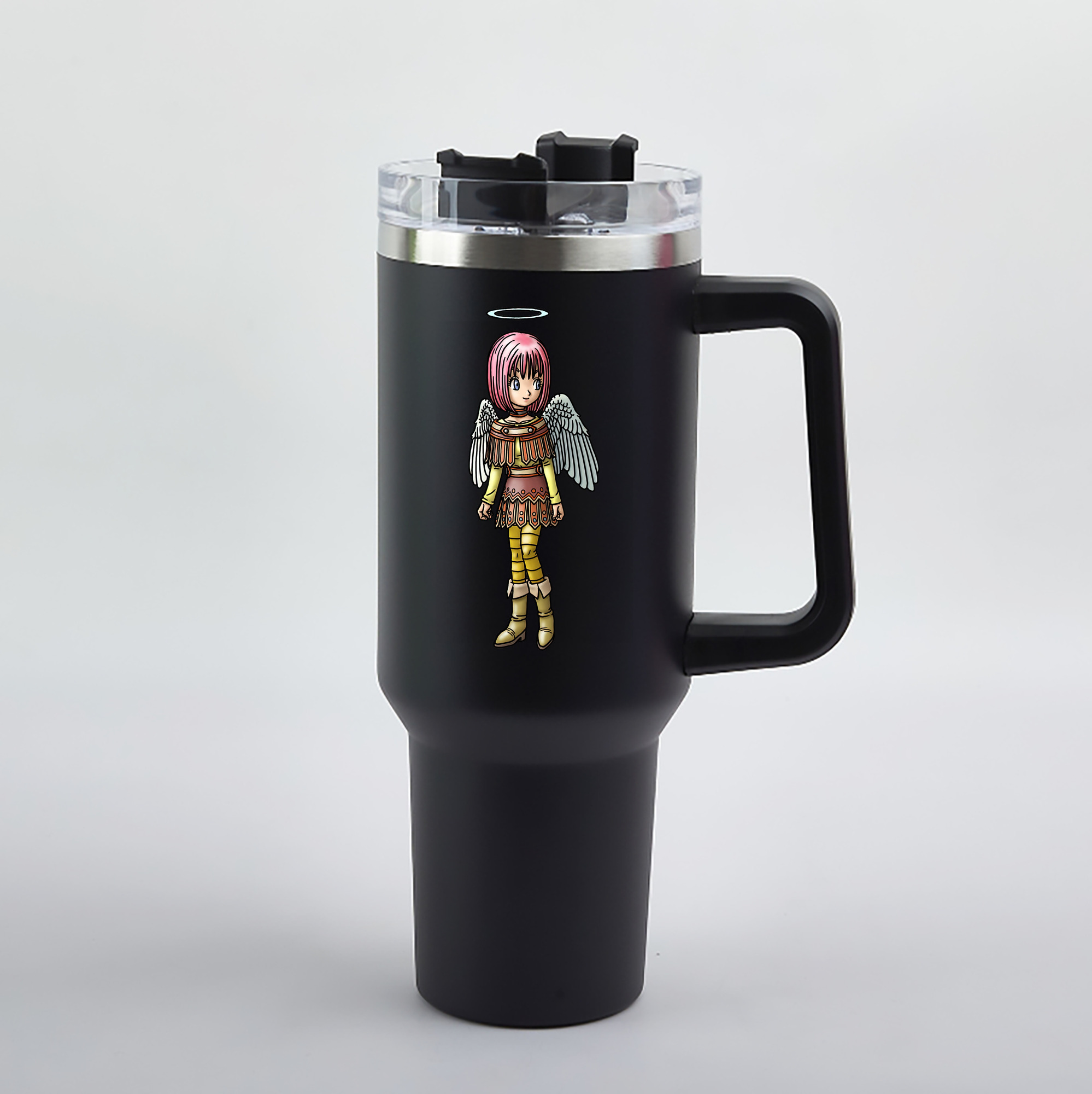 （画像用） ドラゴンクエスト Doragon Kuesuto Dragon Quest 1200mL車用タンブラー（カラープリント）