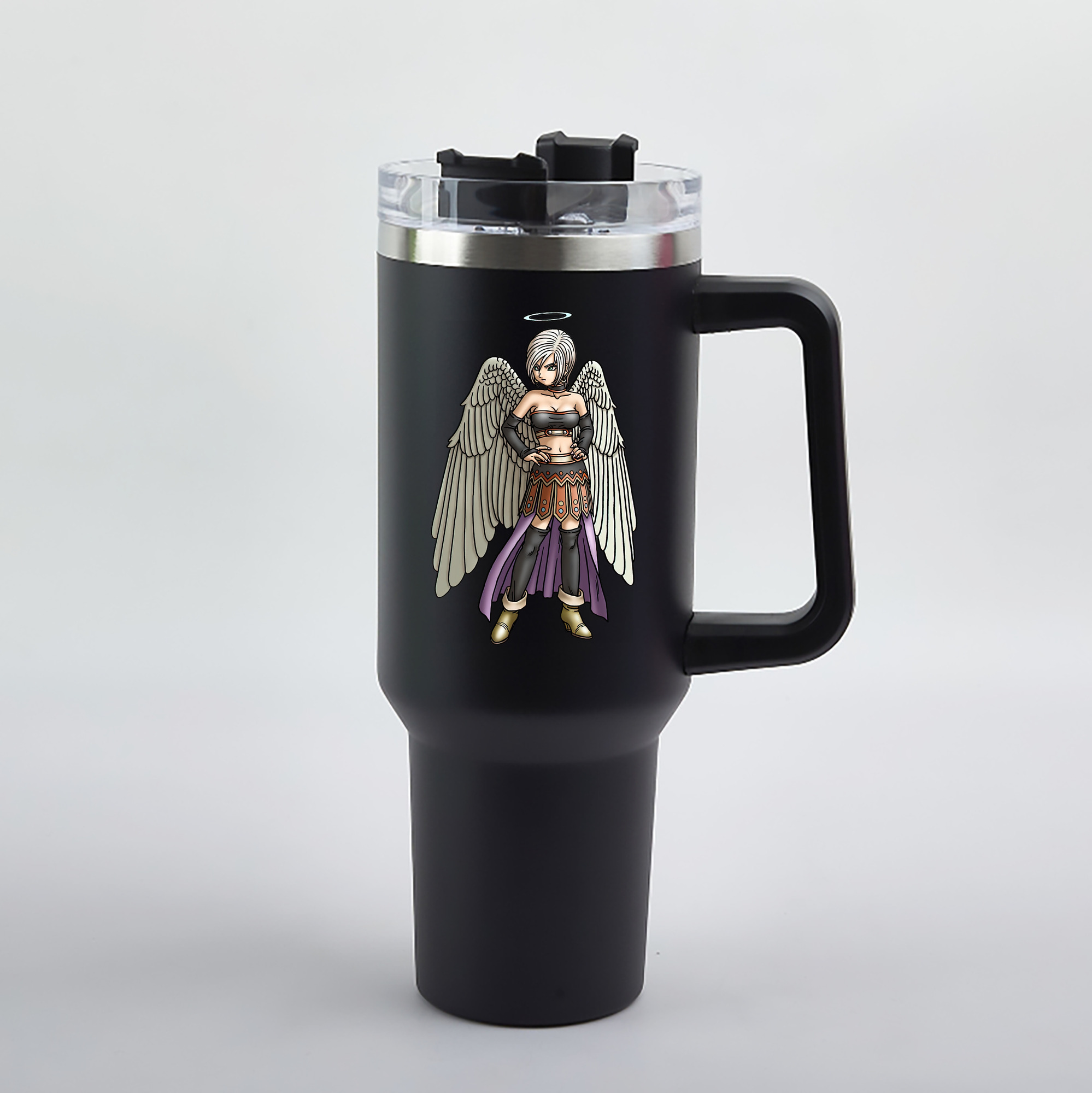 （画像用） ドラゴンクエスト Doragon Kuesuto Dragon Quest 1200mL車用タンブラー（カラープリント）