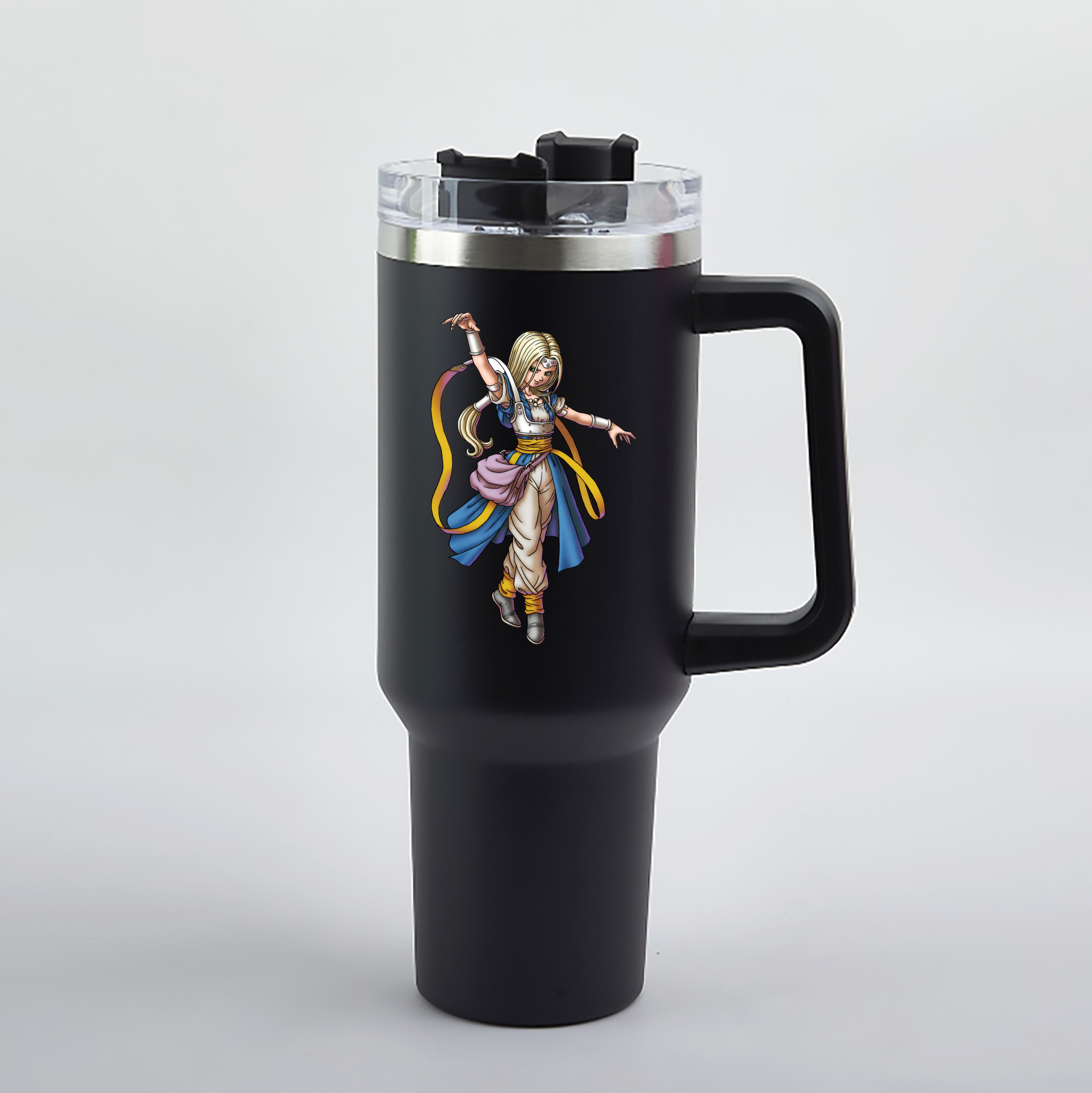 （画像用） ドラゴンクエスト Doragon Kuesuto Dragon Quest 1200mL車用タンブラー（カラープリント）