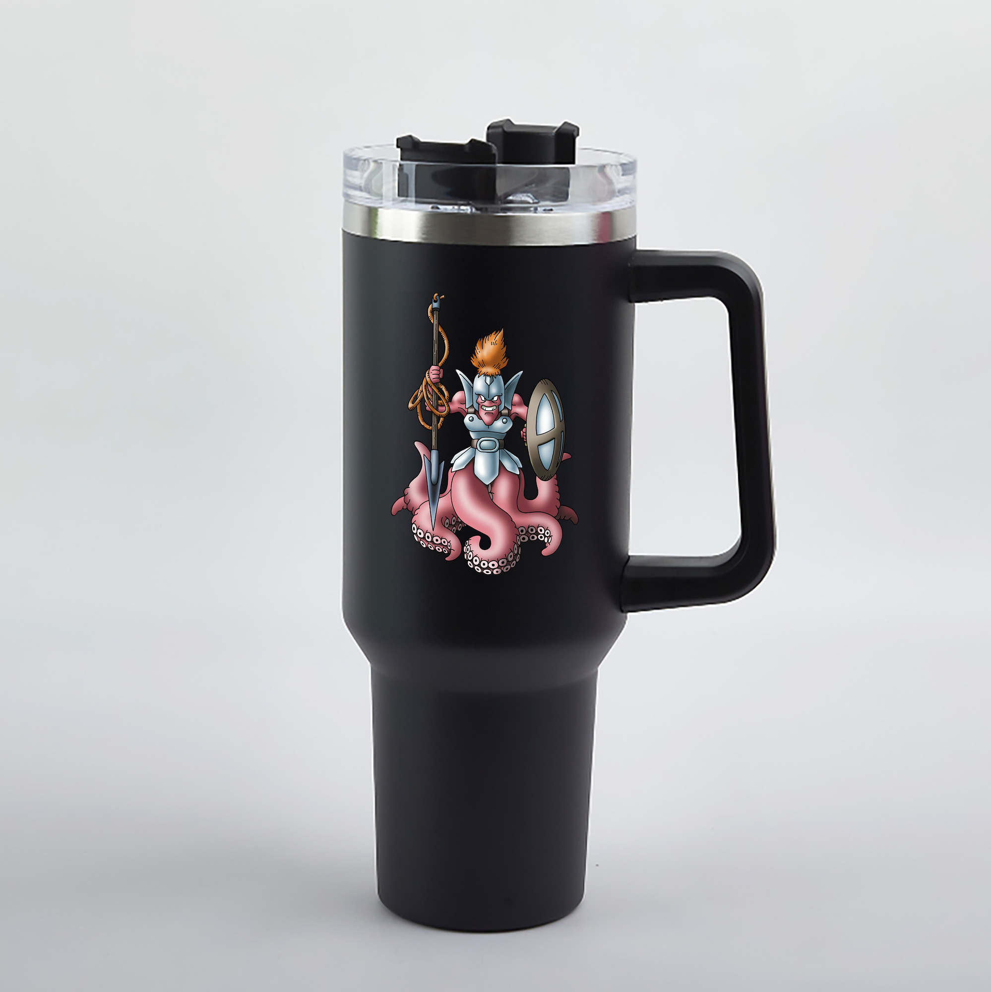 （画像用） ドラゴンクエスト Doragon Kuesuto Dragon Quest 1200mL車用タンブラー（カラープリント）