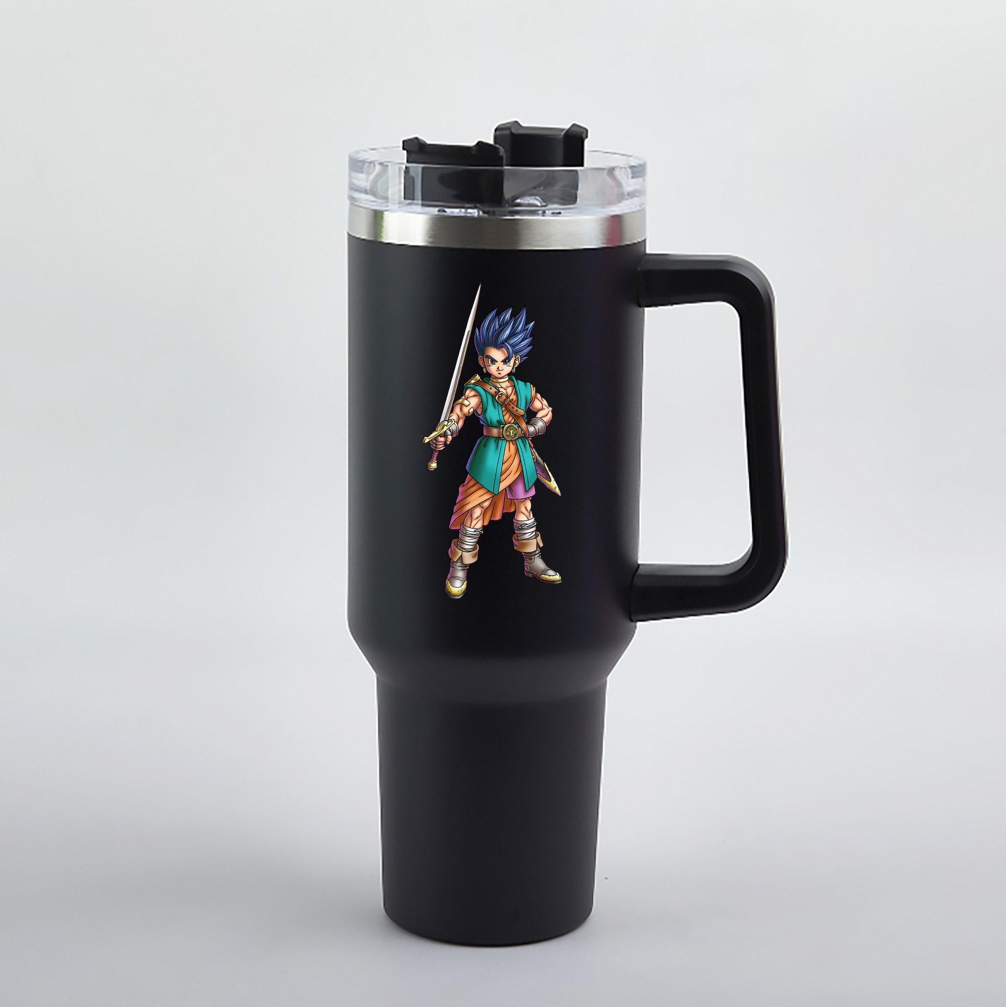 （画像用） ドラゴンクエスト Doragon Kuesuto Dragon Quest 1200mL車用タンブラー（カラープリント）