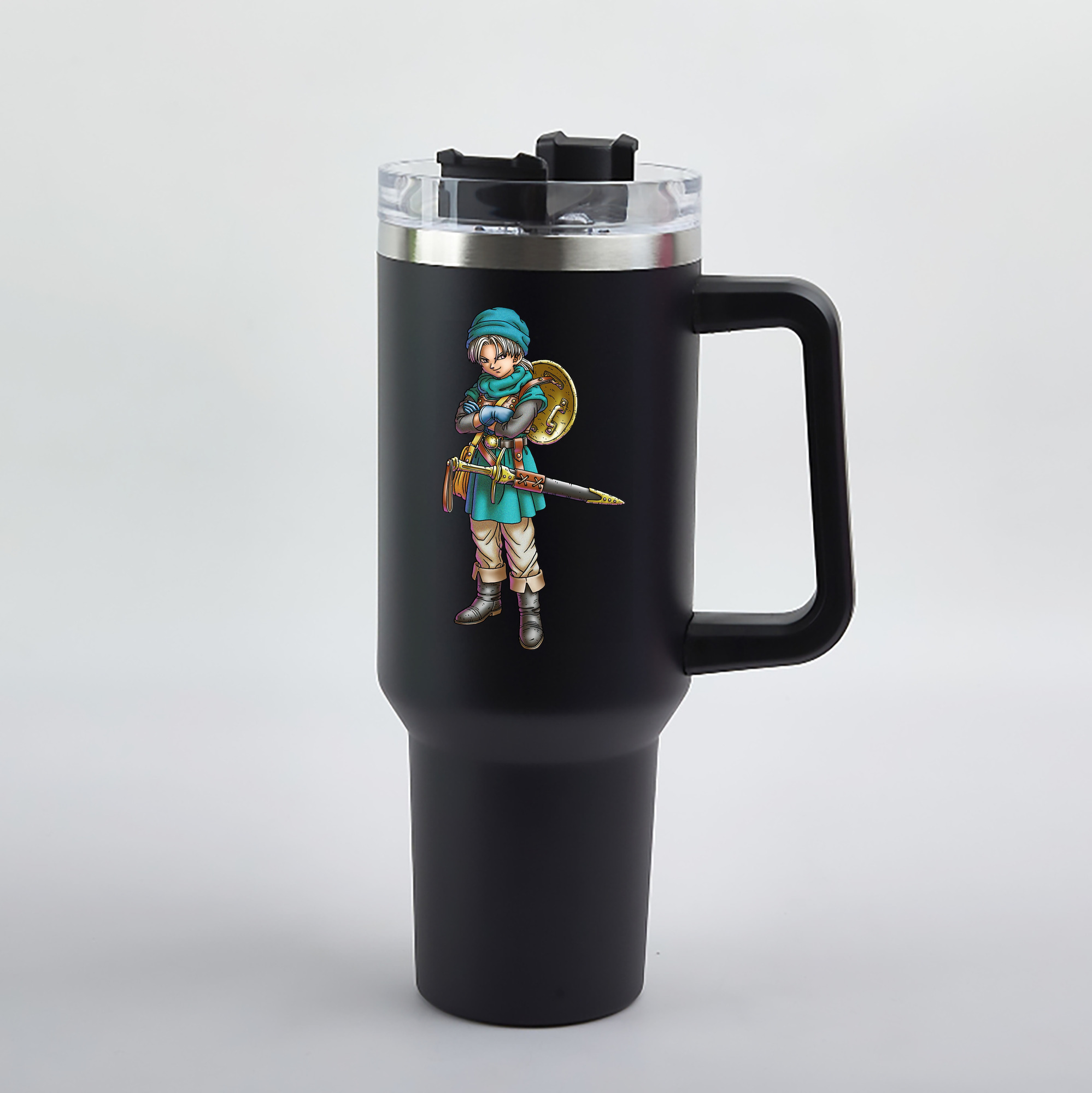 （画像用） ドラゴンクエスト Doragon Kuesuto Dragon Quest 1200mL車用タンブラー（カラープリント）