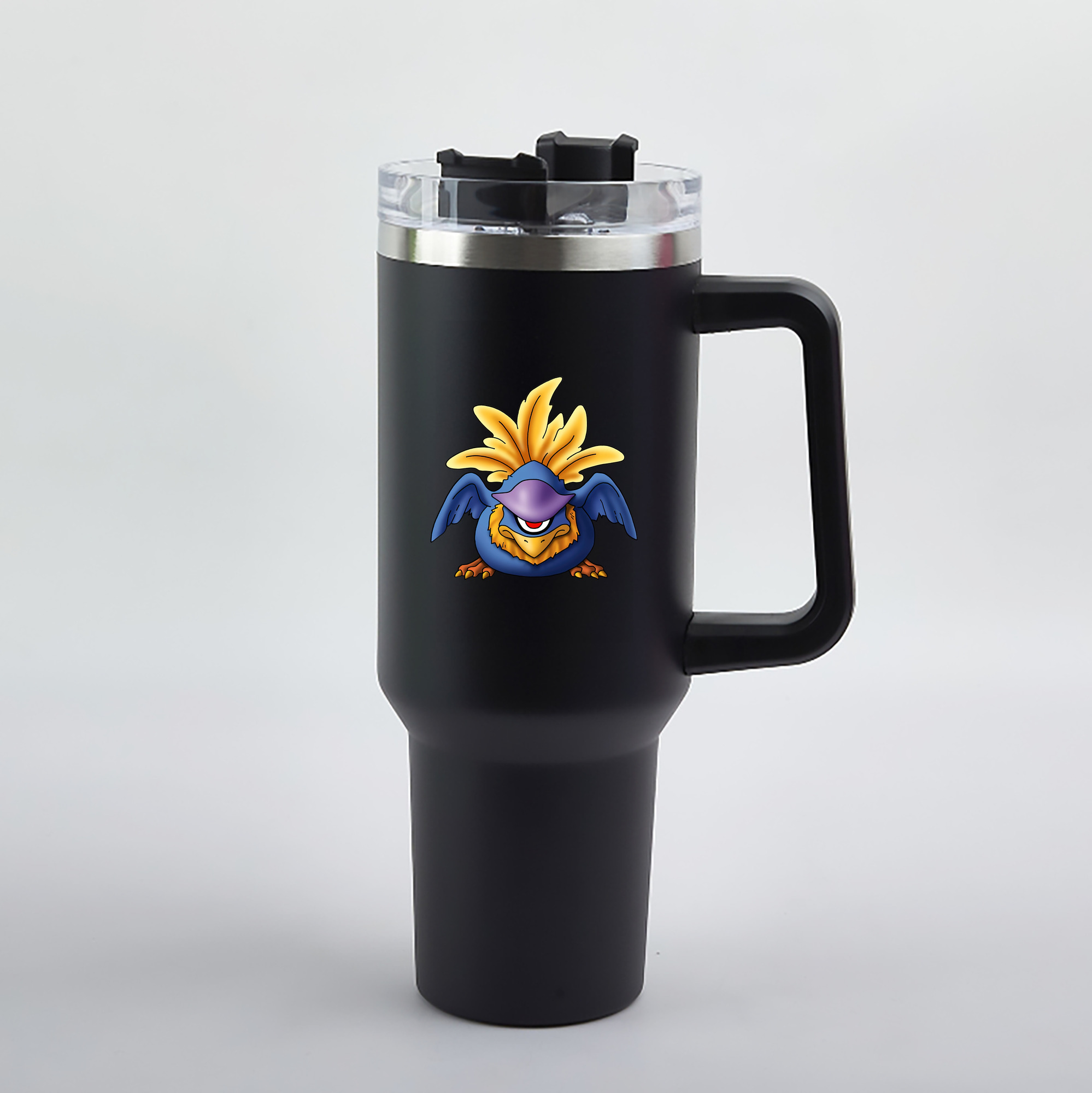 （画像用） ドラゴンクエスト Doragon Kuesuto Dragon Quest 1200mL車用タンブラー（カラープリント）