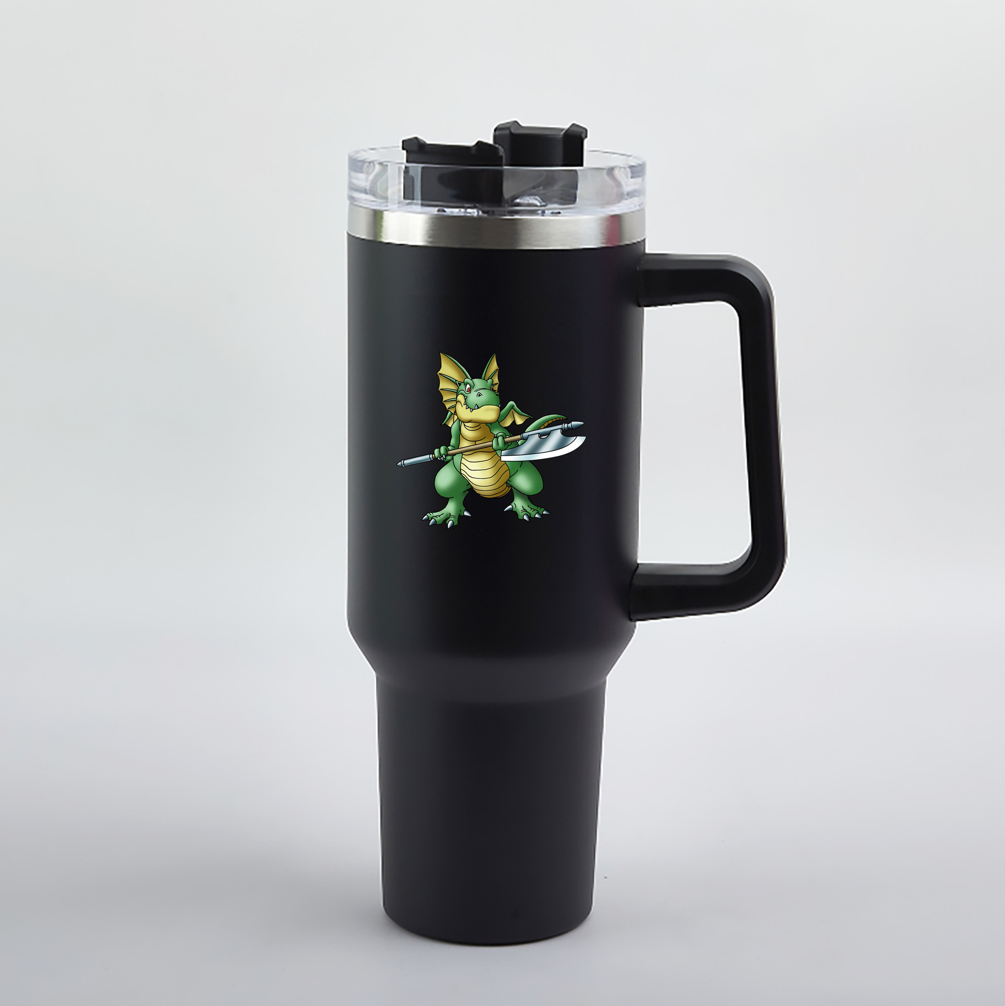 （画像用） ドラゴンクエスト Doragon Kuesuto Dragon Quest 1200mL車用タンブラー（カラープリント）