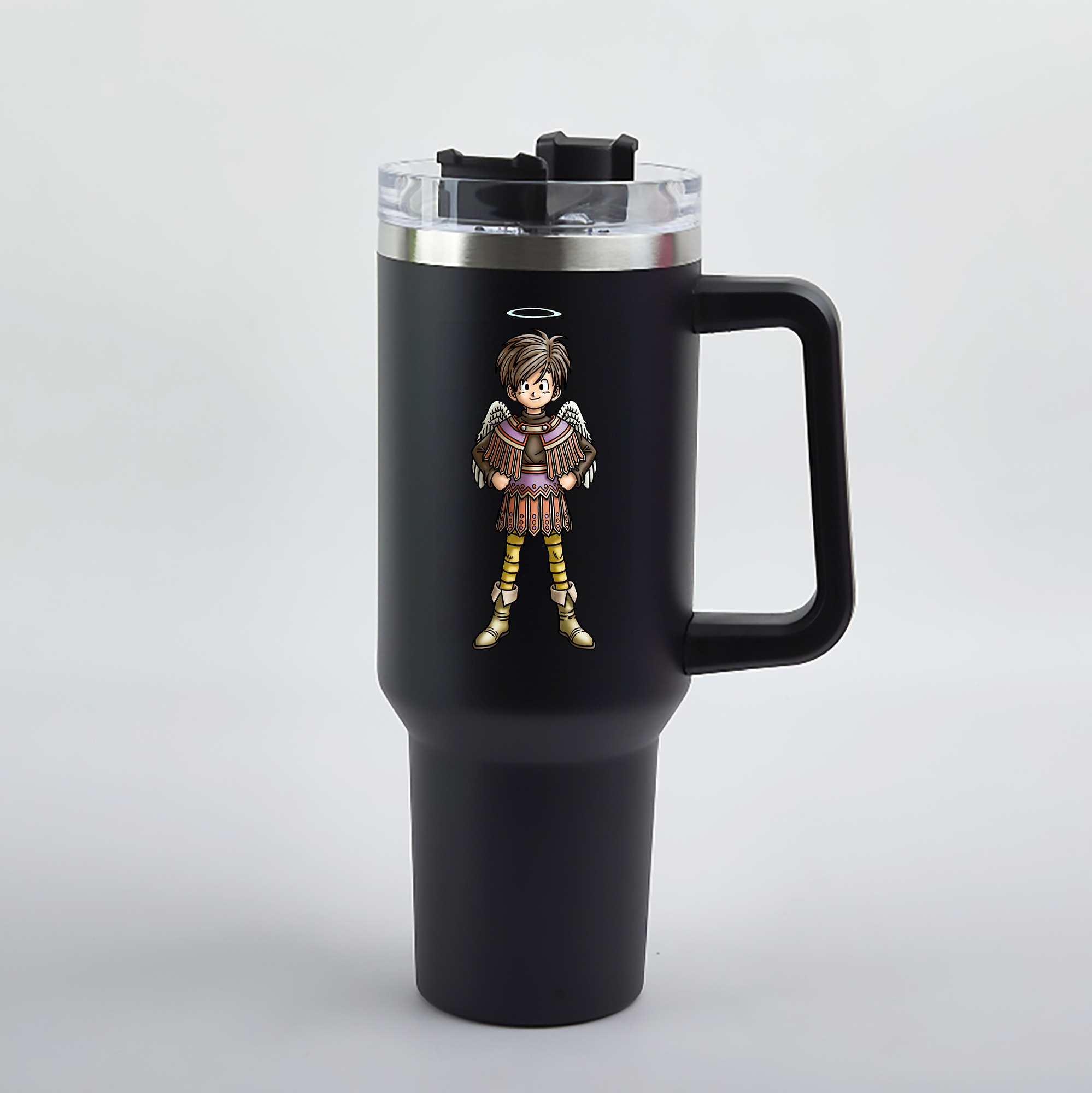 （画像用） ドラゴンクエスト Doragon Kuesuto Dragon Quest 1200mL車用タンブラー（カラープリント）