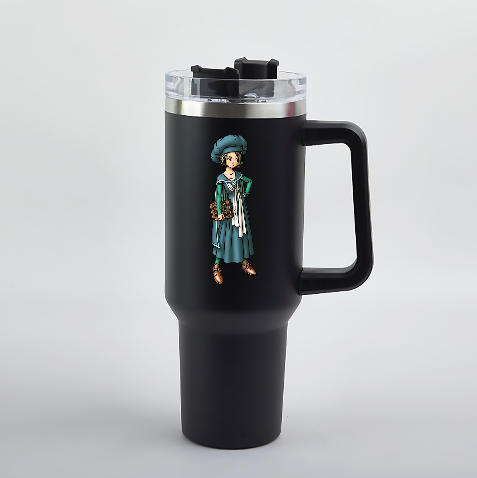 （画像用） ドラゴンクエスト Doragon Kuesuto Dragon Quest 1200mL車用タンブラー（カラープリント）