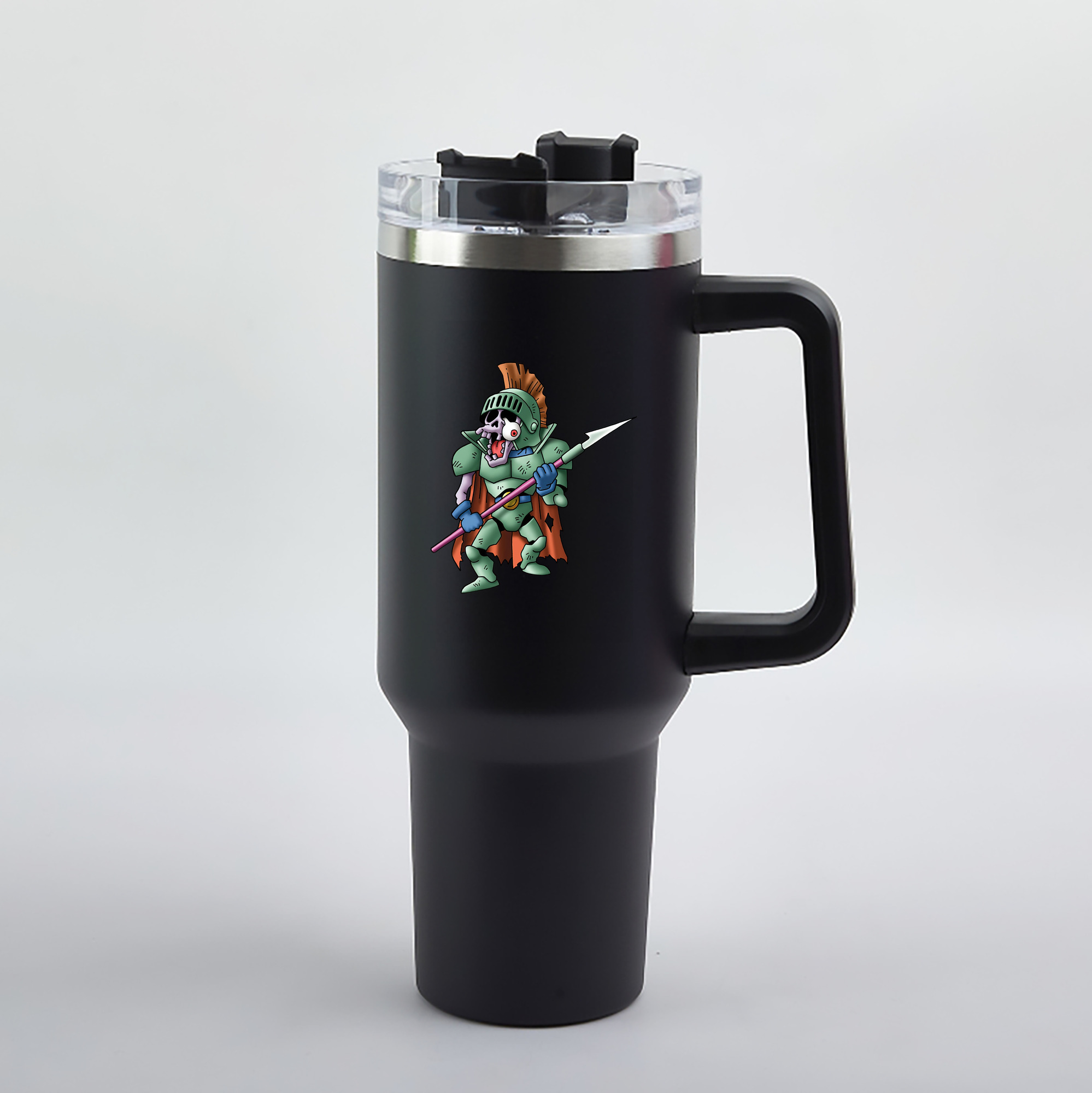 （画像用） ドラゴンクエスト Doragon Kuesuto Dragon Quest 1200mL車用タンブラー（カラープリント）
