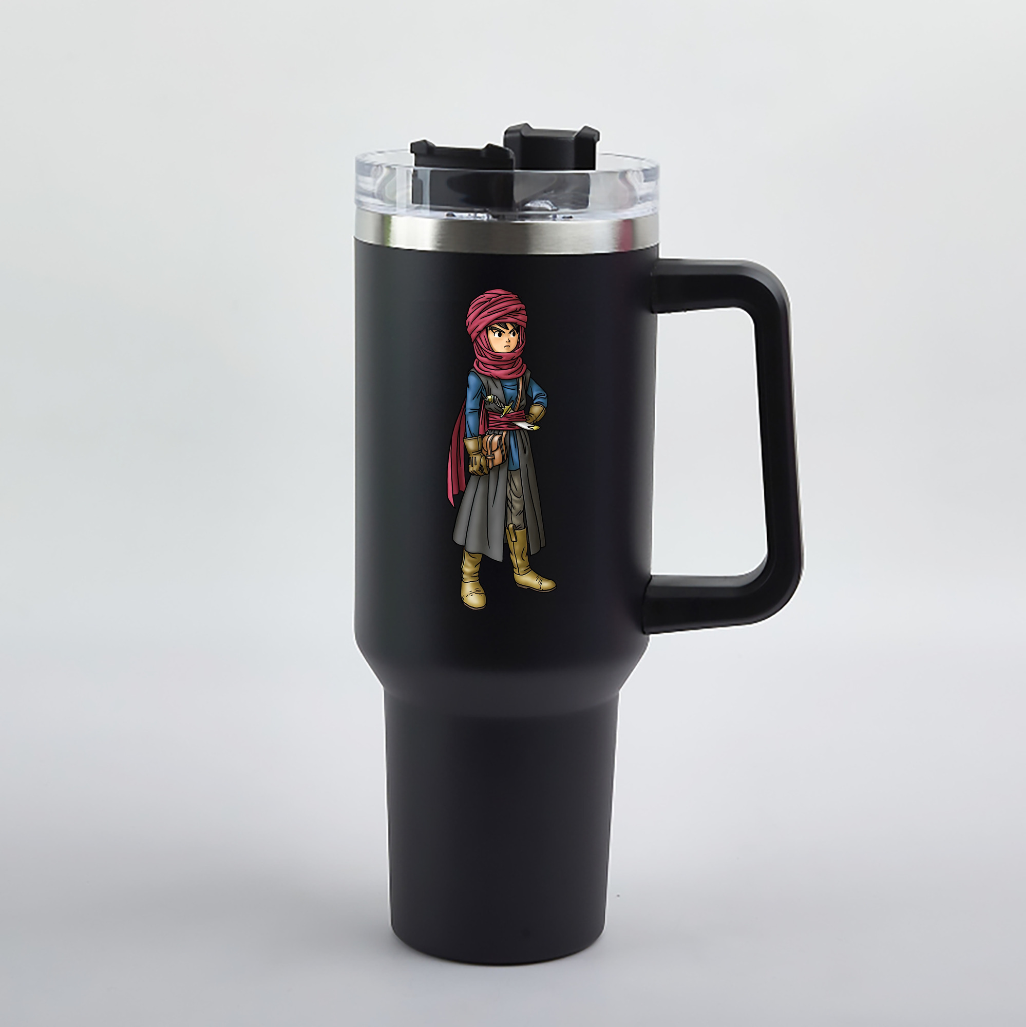（画像用） ドラゴンクエスト Doragon Kuesuto Dragon Quest 1200mL車用タンブラー（カラープリント）