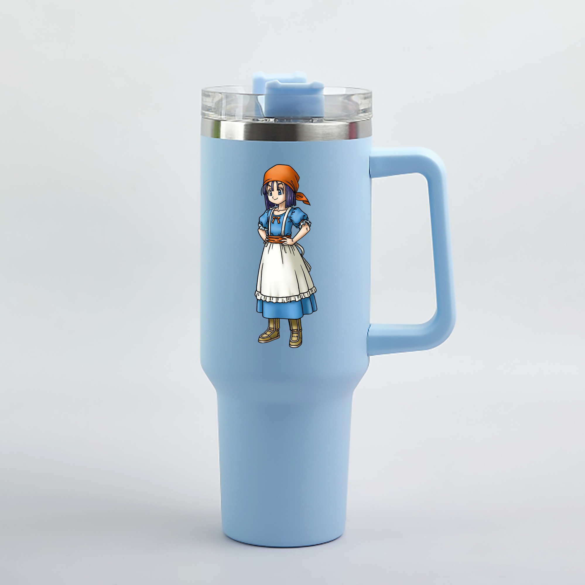 （画像用） ドラゴンクエスト Doragon Kuesuto Dragon Quest 1200mL車用タンブラー（カラープリント）