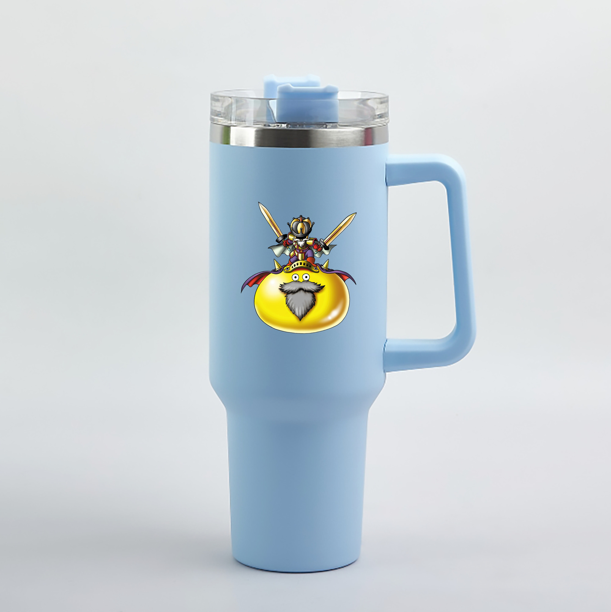 （画像用） ドラゴンクエスト Doragon Kuesuto Dragon Quest 1200mL車用タンブラー（カラープリント）