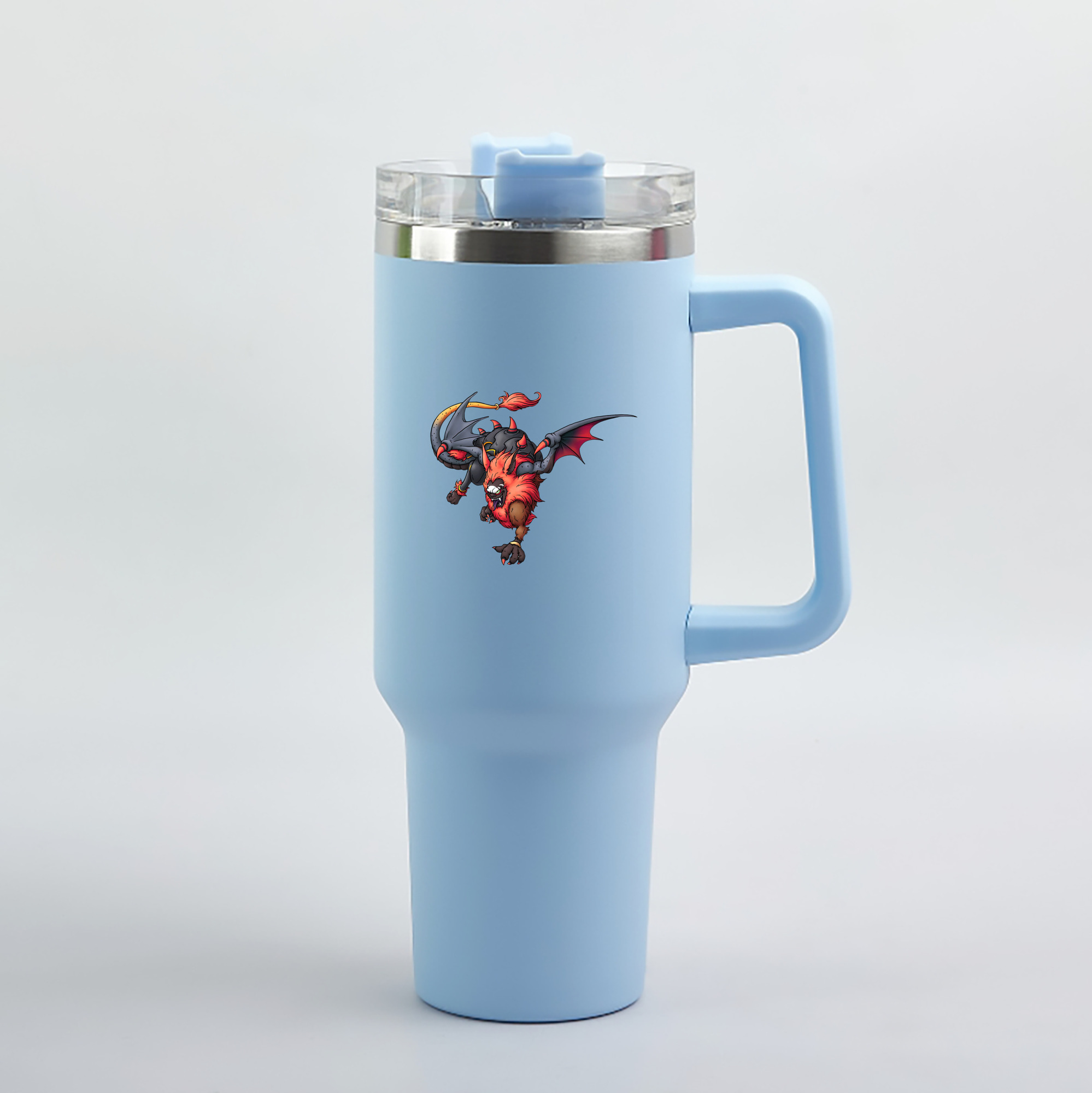 （画像用） ドラゴンクエスト Doragon Kuesuto Dragon Quest 1200mL車用タンブラー（カラープリント）