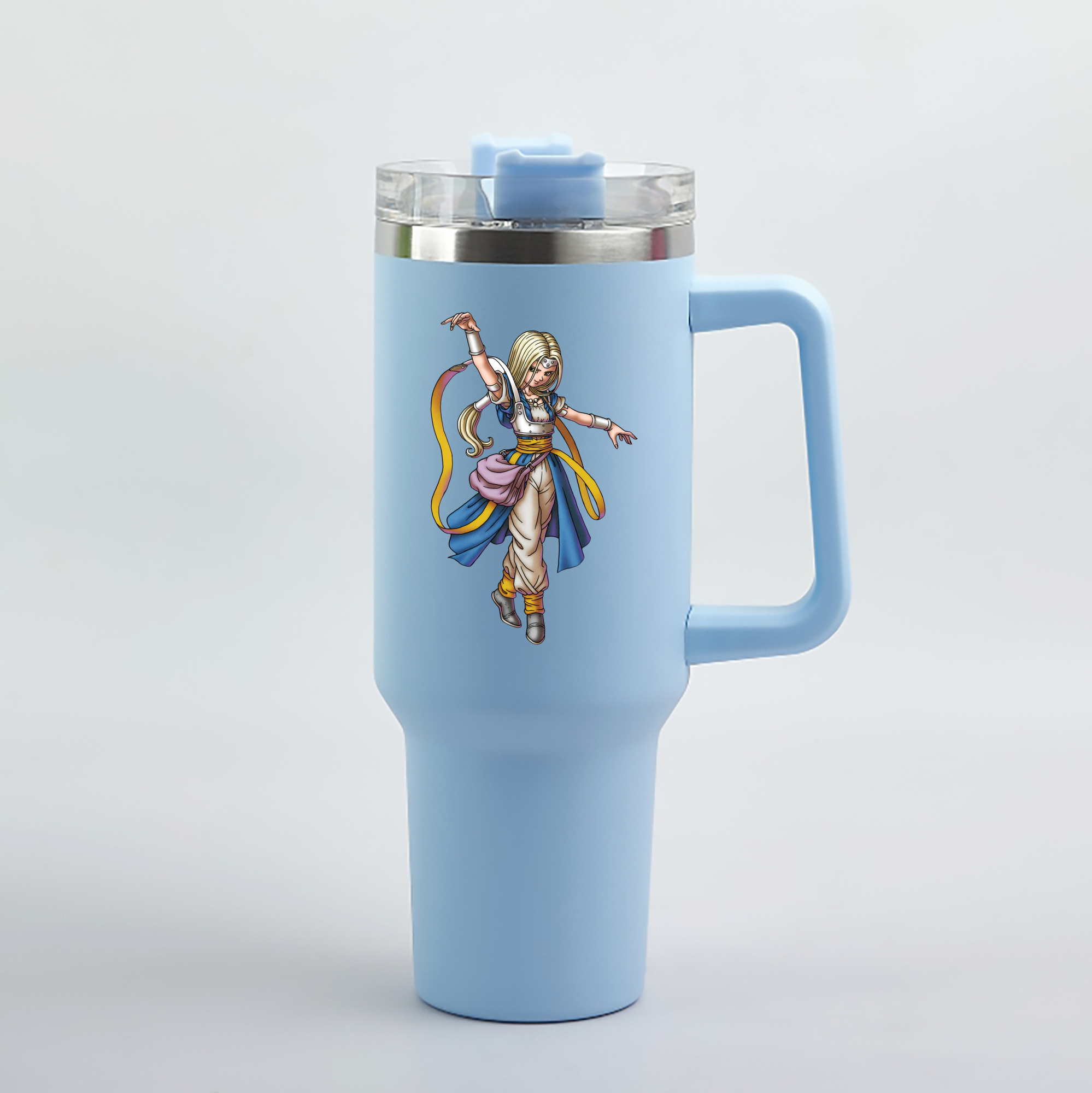 （画像用） ドラゴンクエスト Doragon Kuesuto Dragon Quest 1200mL車用タンブラー（カラープリント）