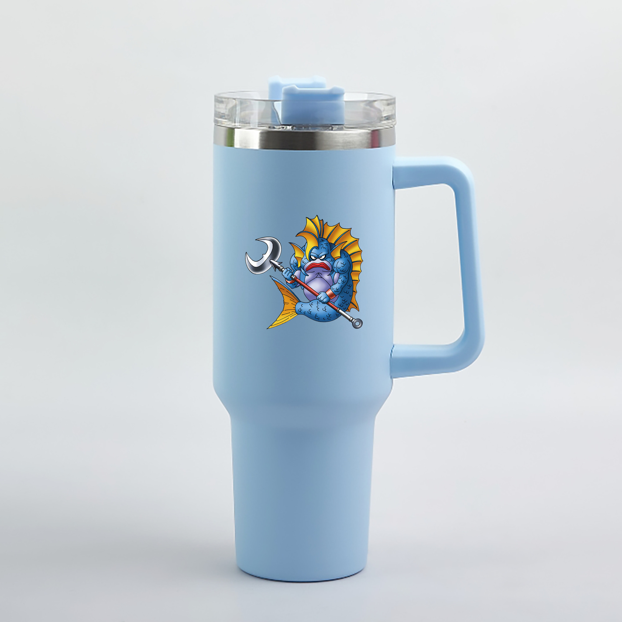 （画像用） ドラゴンクエスト Doragon Kuesuto Dragon Quest 1200mL車用タンブラー（カラープリント）