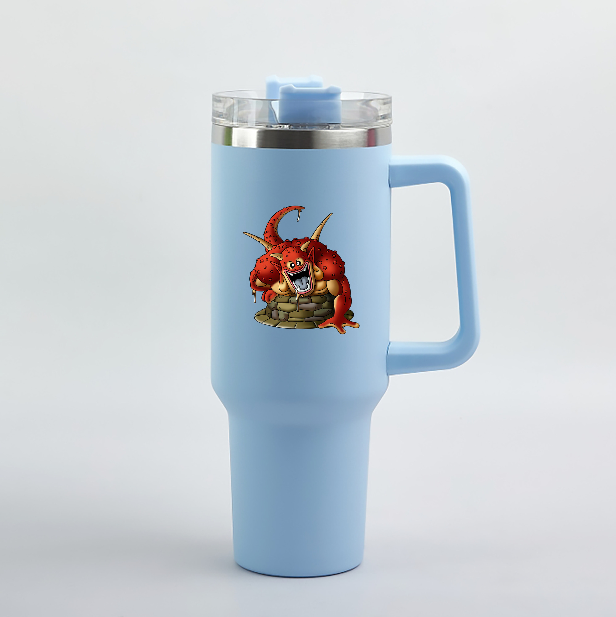 （画像用） ドラゴンクエスト Doragon Kuesuto Dragon Quest 1200mL車用タンブラー（カラープリント）