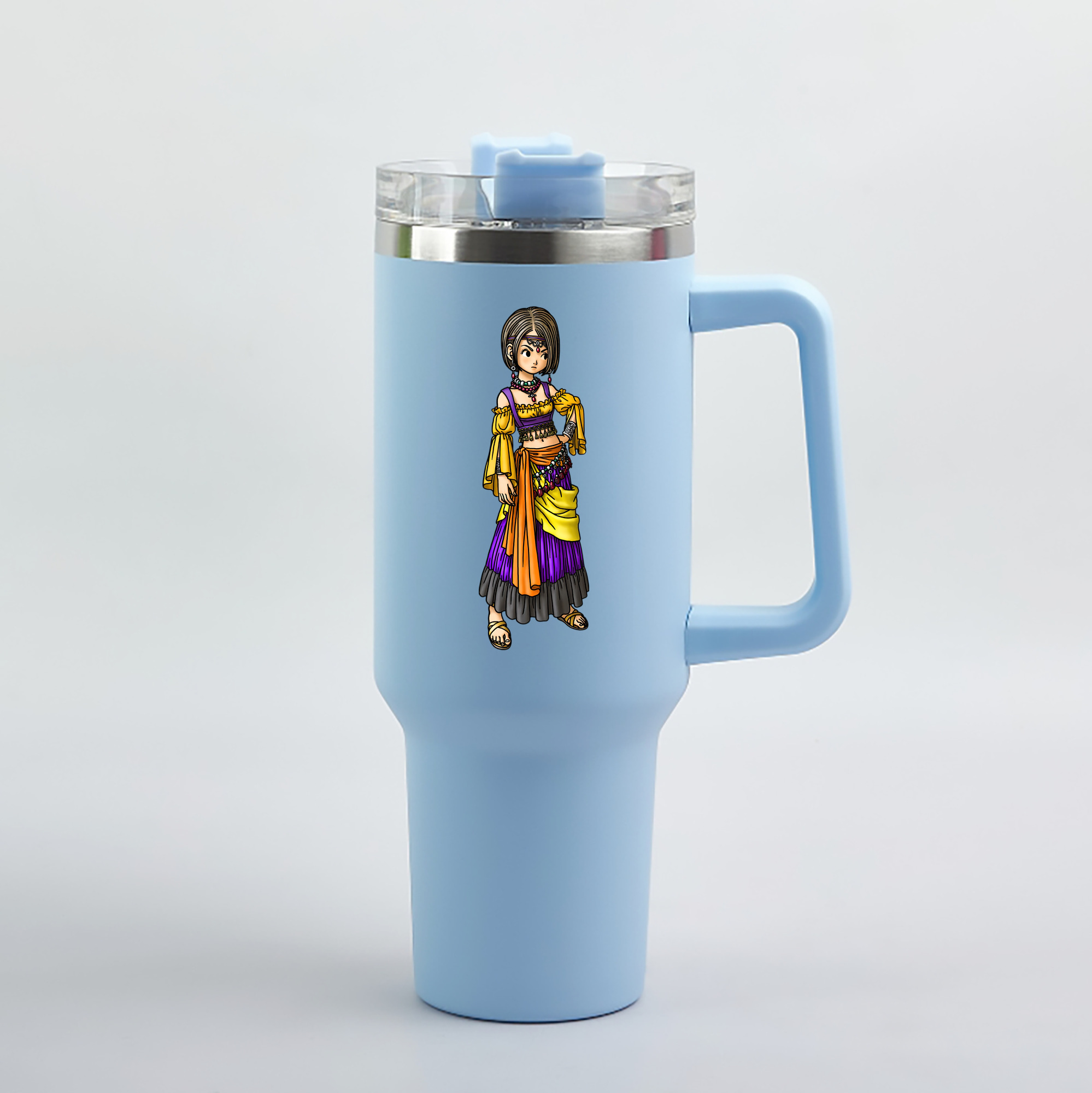 （画像用） ドラゴンクエスト Doragon Kuesuto Dragon Quest 1200mL車用タンブラー（カラープリント）