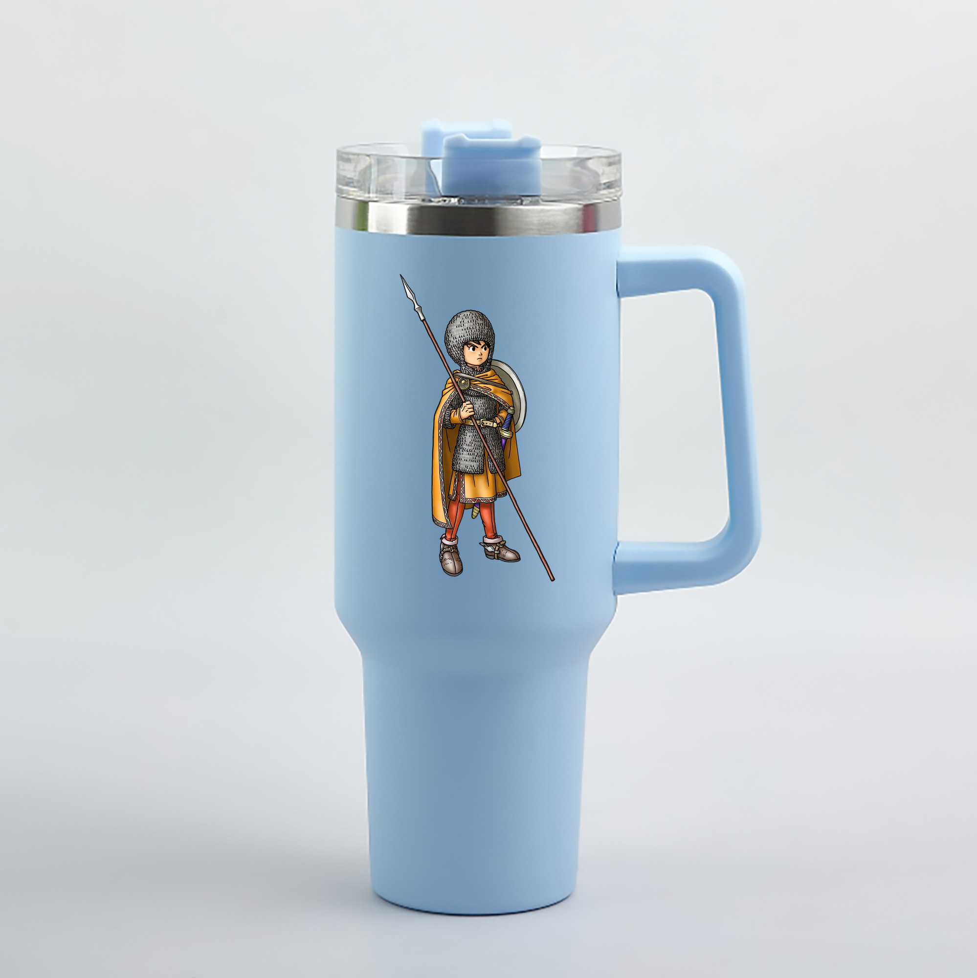 （画像用） ドラゴンクエスト Doragon Kuesuto Dragon Quest 1200mL車用タンブラー（カラープリント）