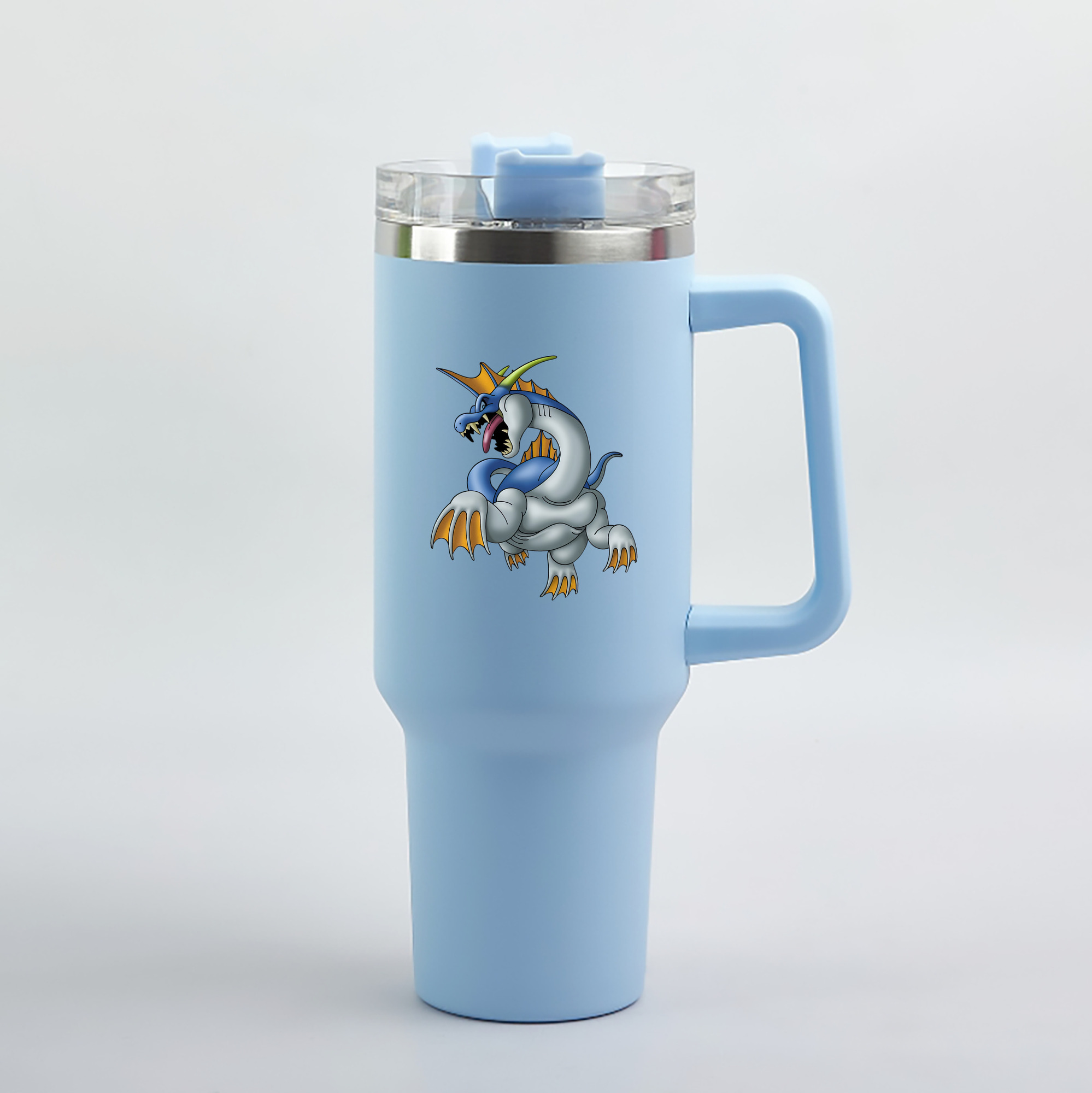 （画像用） ドラゴンクエスト Doragon Kuesuto Dragon Quest 1200mL車用タンブラー（カラープリント）