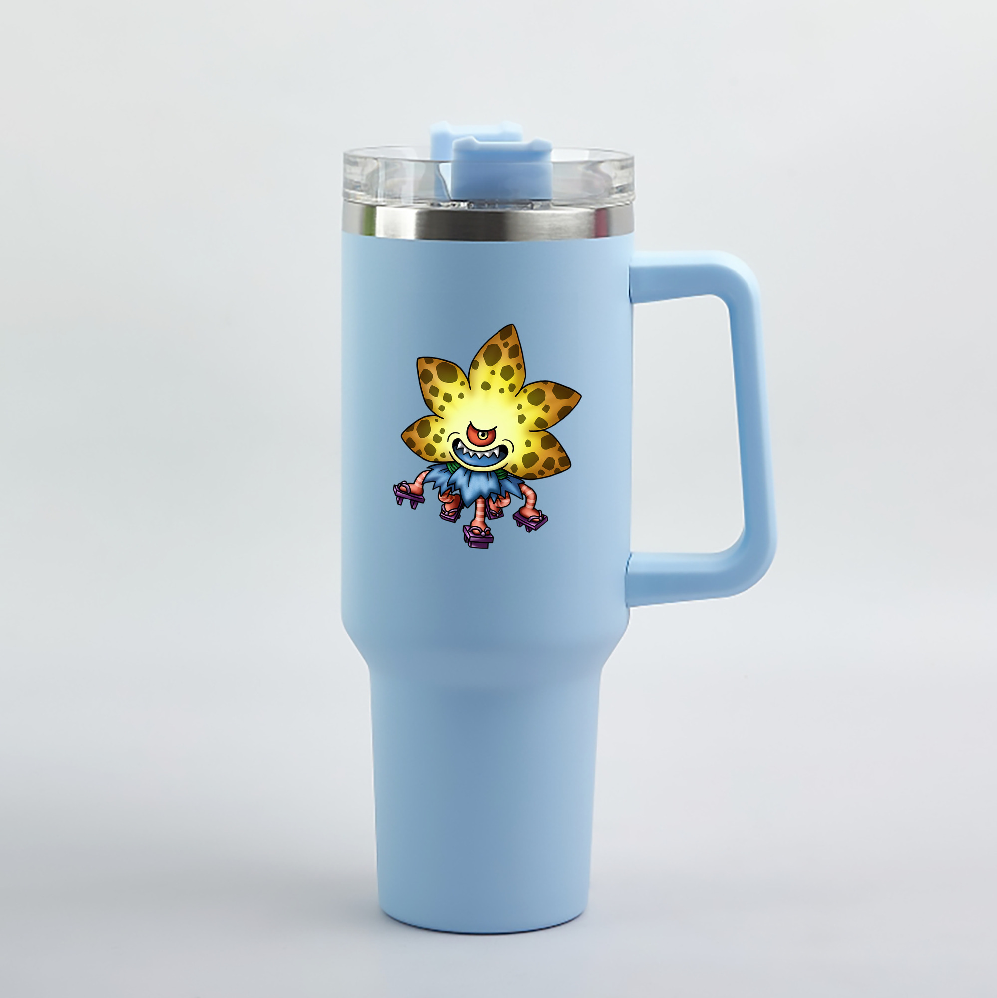 （画像用） ドラゴンクエスト Doragon Kuesuto Dragon Quest 1200mL車用タンブラー（カラープリント）