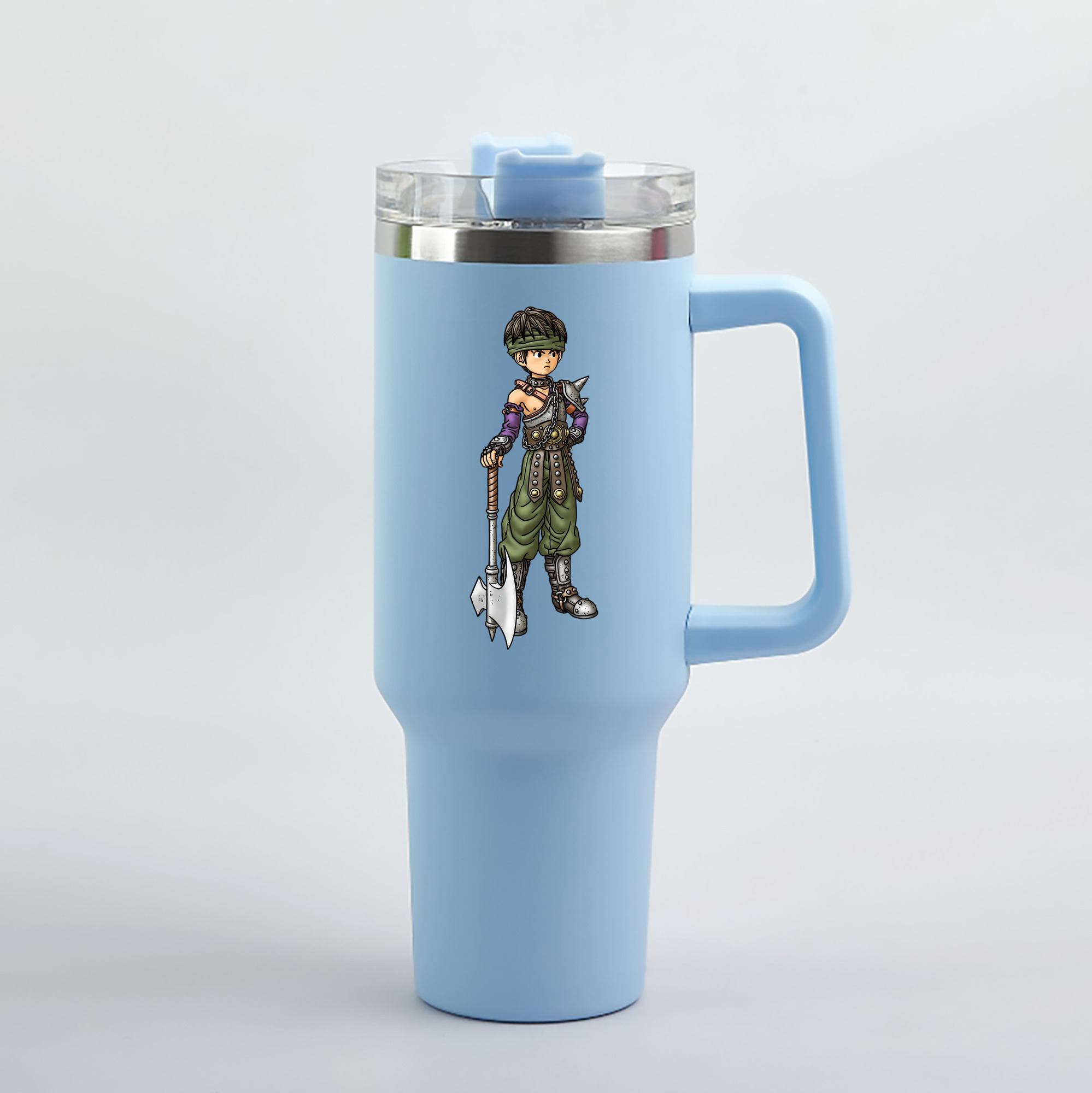 （画像用） ドラゴンクエスト Doragon Kuesuto Dragon Quest 1200mL車用タンブラー（カラープリント）