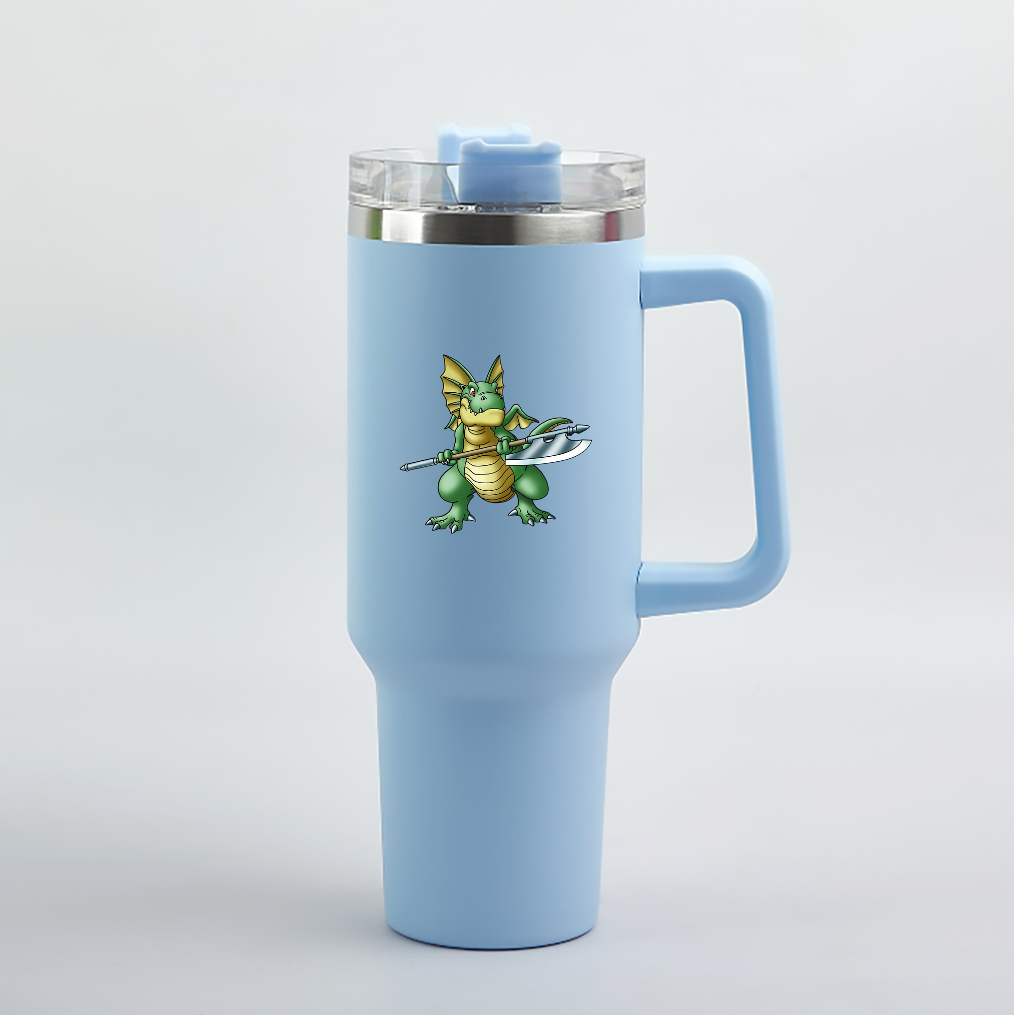 （画像用） ドラゴンクエスト Doragon Kuesuto Dragon Quest 1200mL車用タンブラー（カラープリント）