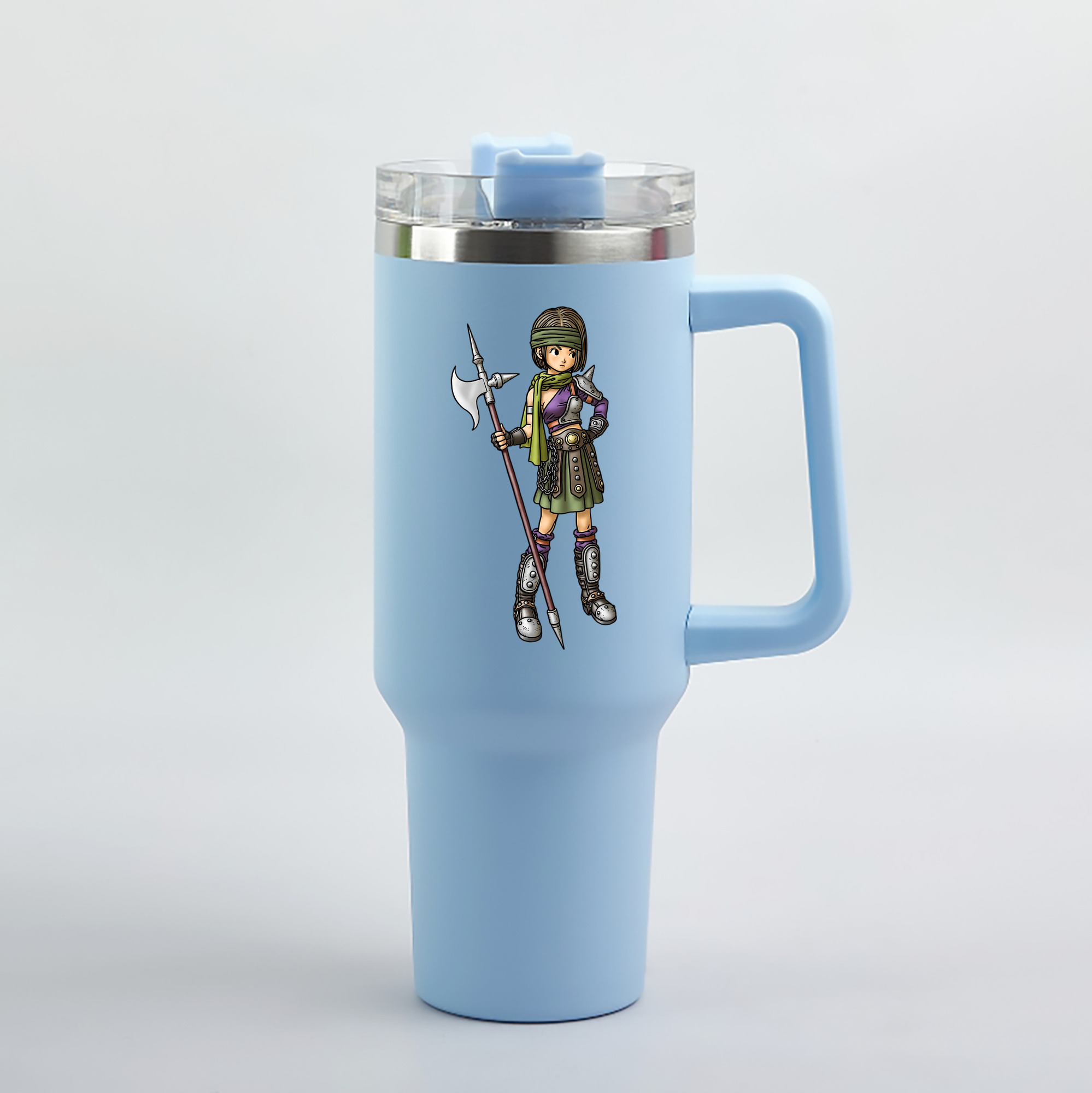 （画像用） ドラゴンクエスト Doragon Kuesuto Dragon Quest 1200mL車用タンブラー（カラープリント）