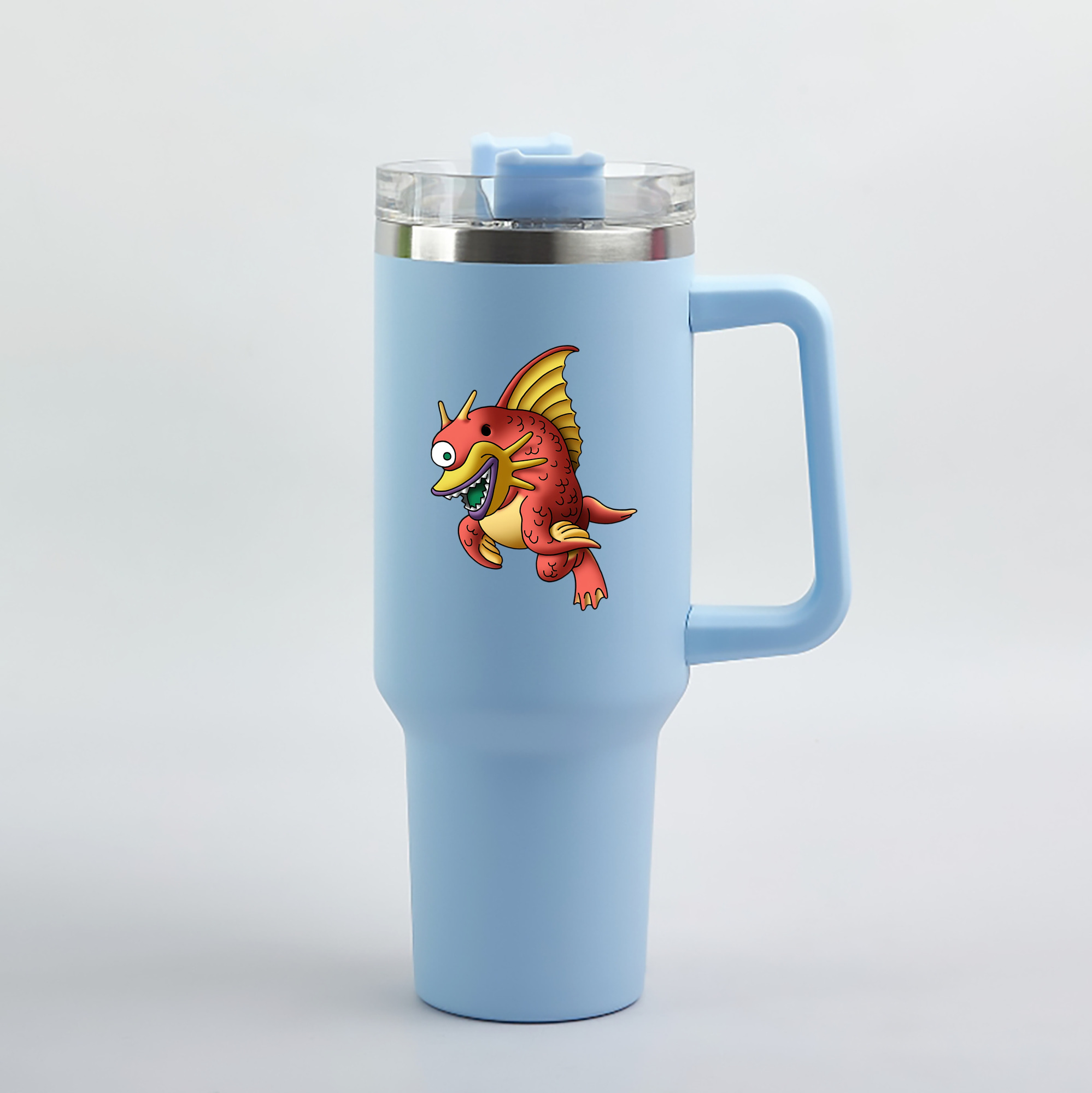 （画像用） ドラゴンクエスト Doragon Kuesuto Dragon Quest 1200mL車用タンブラー（カラープリント）