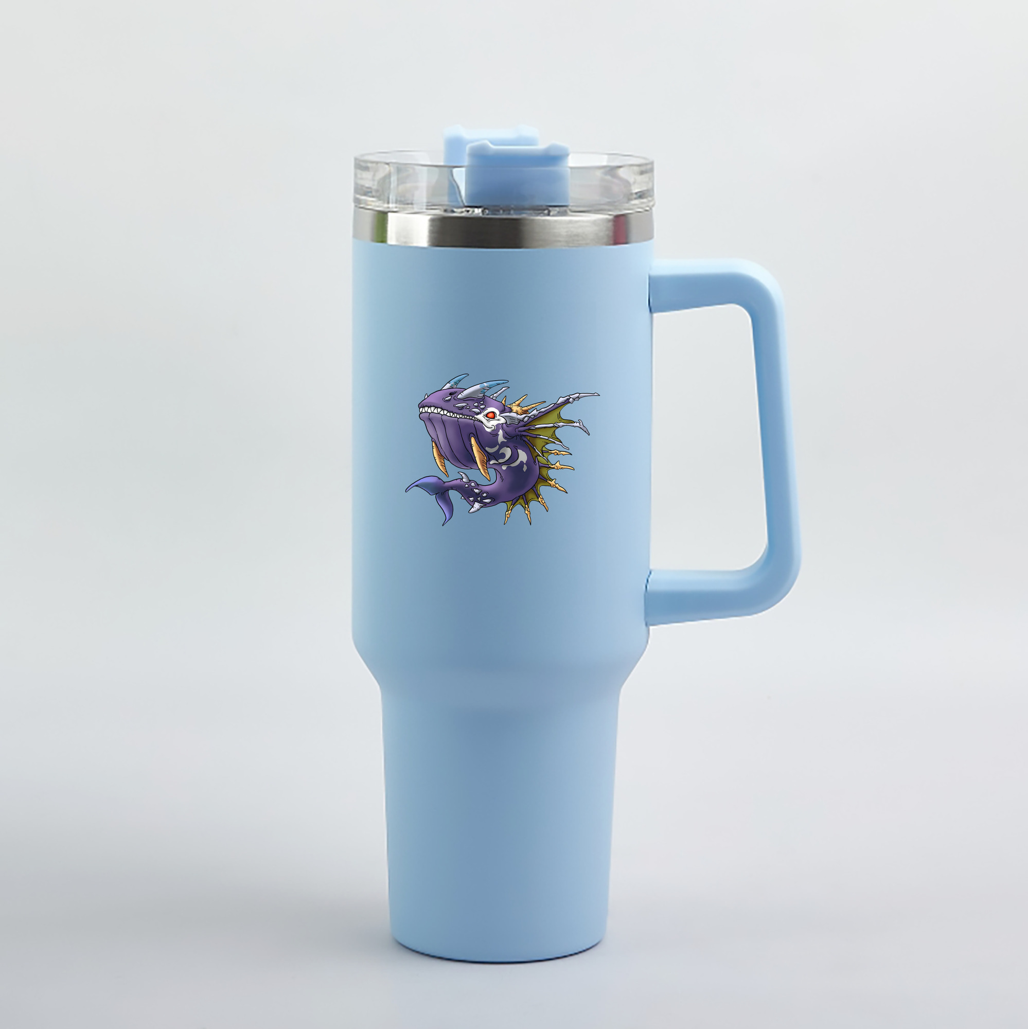 （画像用） ドラゴンクエスト Doragon Kuesuto Dragon Quest 1200mL車用タンブラー（カラープリント）
