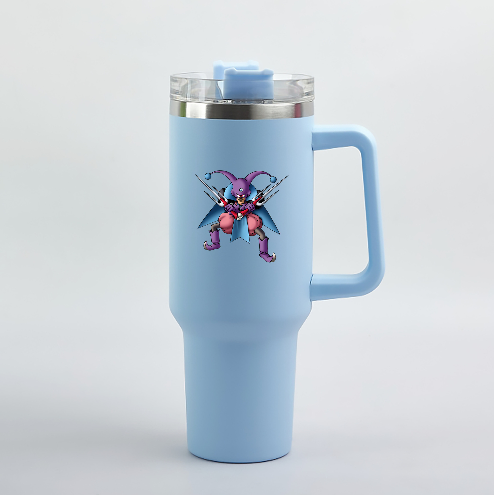 （画像用） ドラゴンクエスト Doragon Kuesuto Dragon Quest 1200mL車用タンブラー（カラープリント）