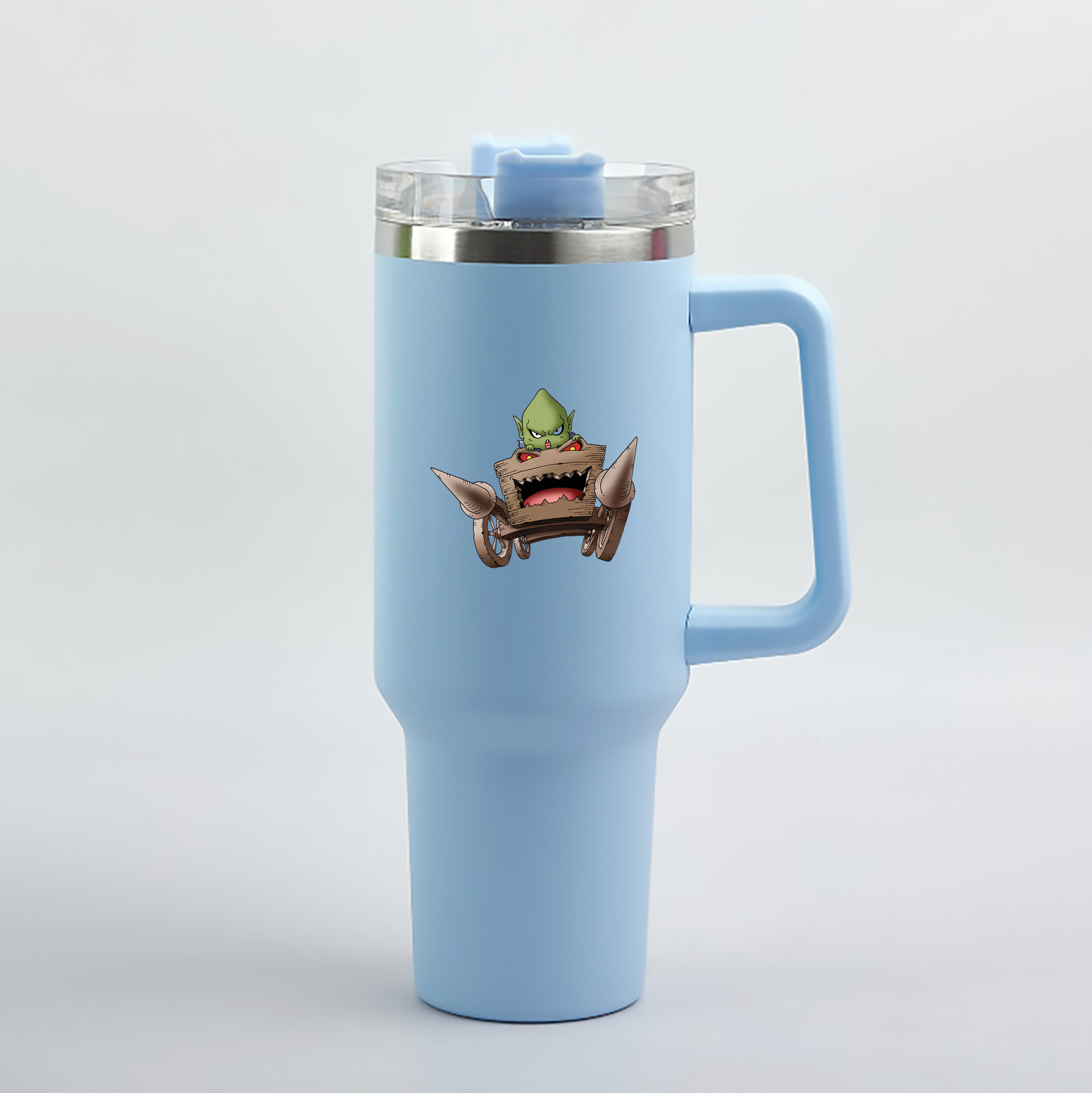 （画像用） ドラゴンクエスト Doragon Kuesuto Dragon Quest 1200mL車用タンブラー（カラープリント）