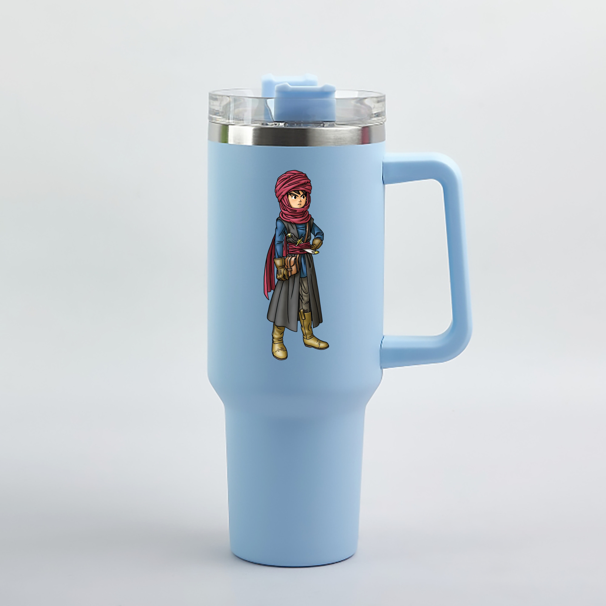 （画像用） ドラゴンクエスト Doragon Kuesuto Dragon Quest 1200mL車用タンブラー（カラープリント）