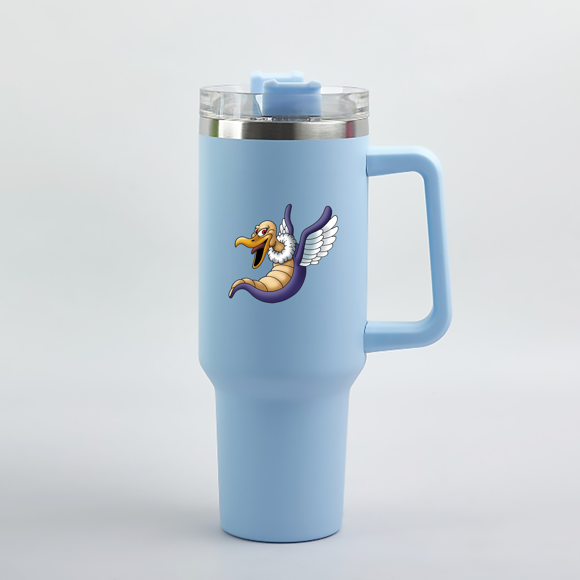 （画像用） ドラゴンクエスト Doragon Kuesuto Dragon Quest 1200mL車用タンブラー（カラープリント）