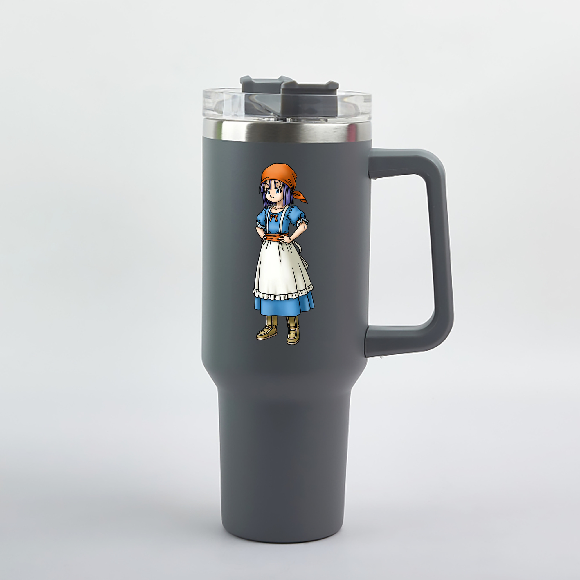 （画像用） ドラゴンクエスト Doragon Kuesuto Dragon Quest 1200mL車用タンブラー（カラープリント）