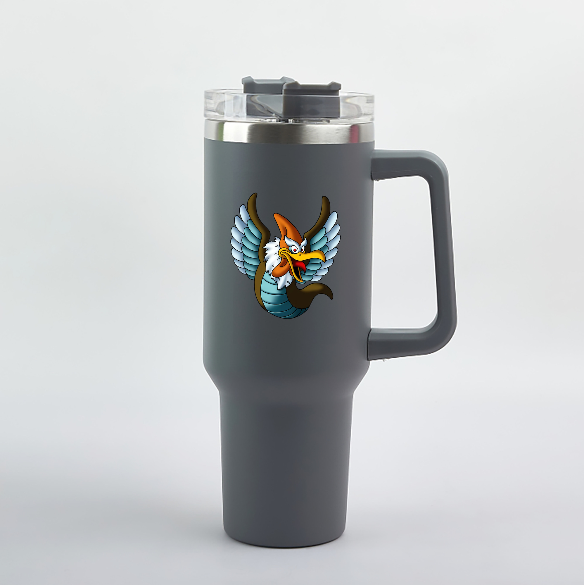 （画像用） ドラゴンクエスト Doragon Kuesuto Dragon Quest 1200mL車用タンブラー（カラープリント）