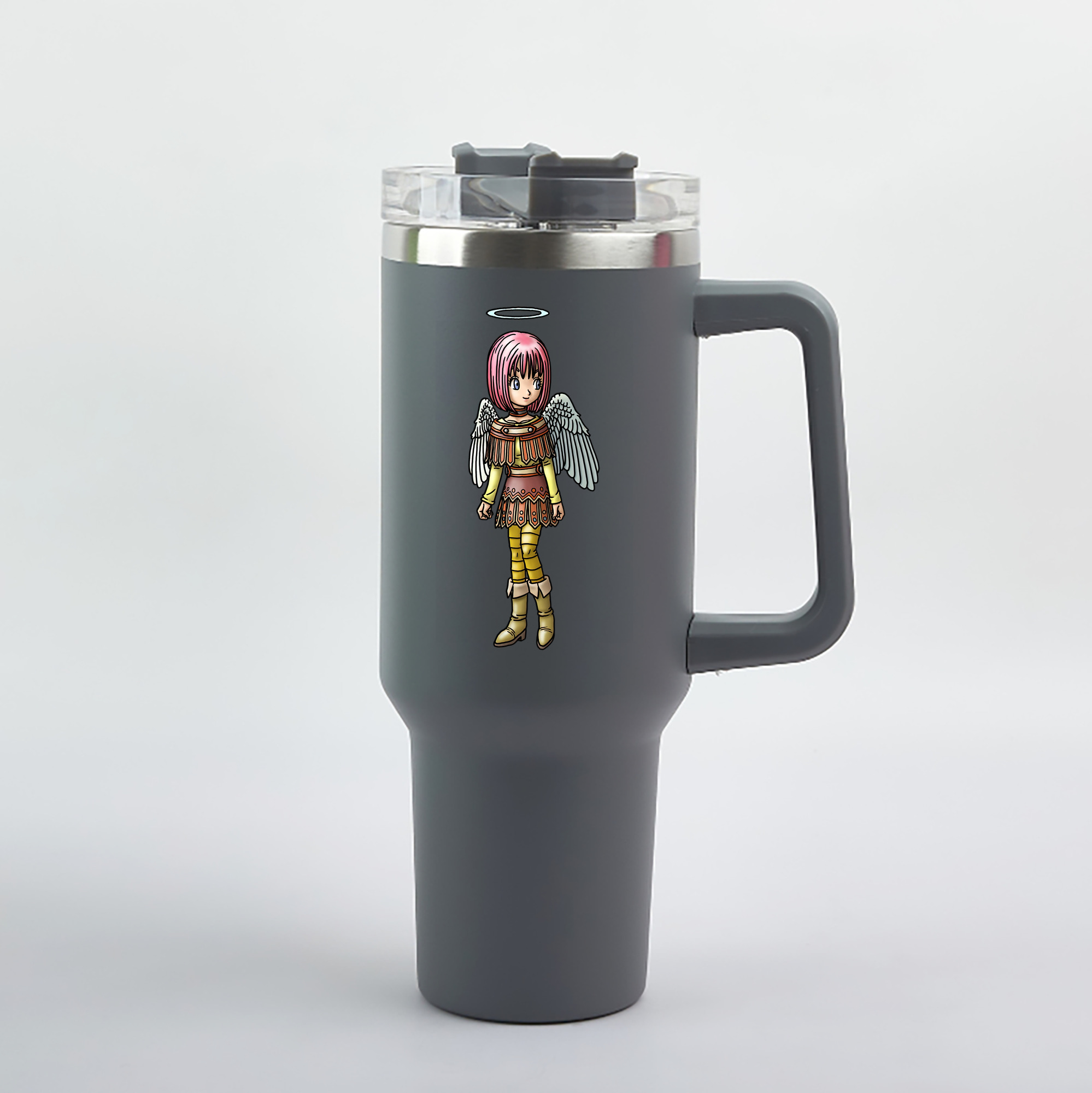 （画像用） ドラゴンクエスト Doragon Kuesuto Dragon Quest 1200mL車用タンブラー（カラープリント）