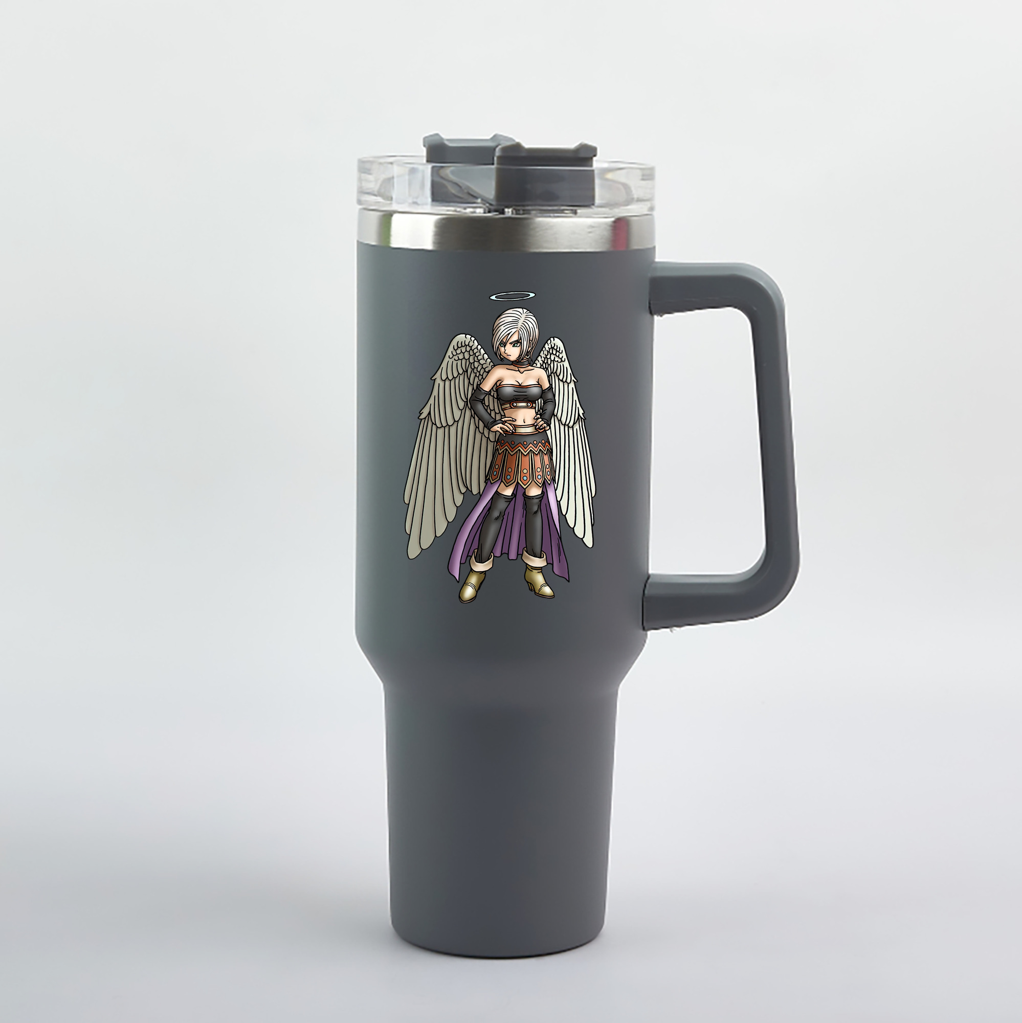 （画像用） ドラゴンクエスト Doragon Kuesuto Dragon Quest 1200mL車用タンブラー（カラープリント）