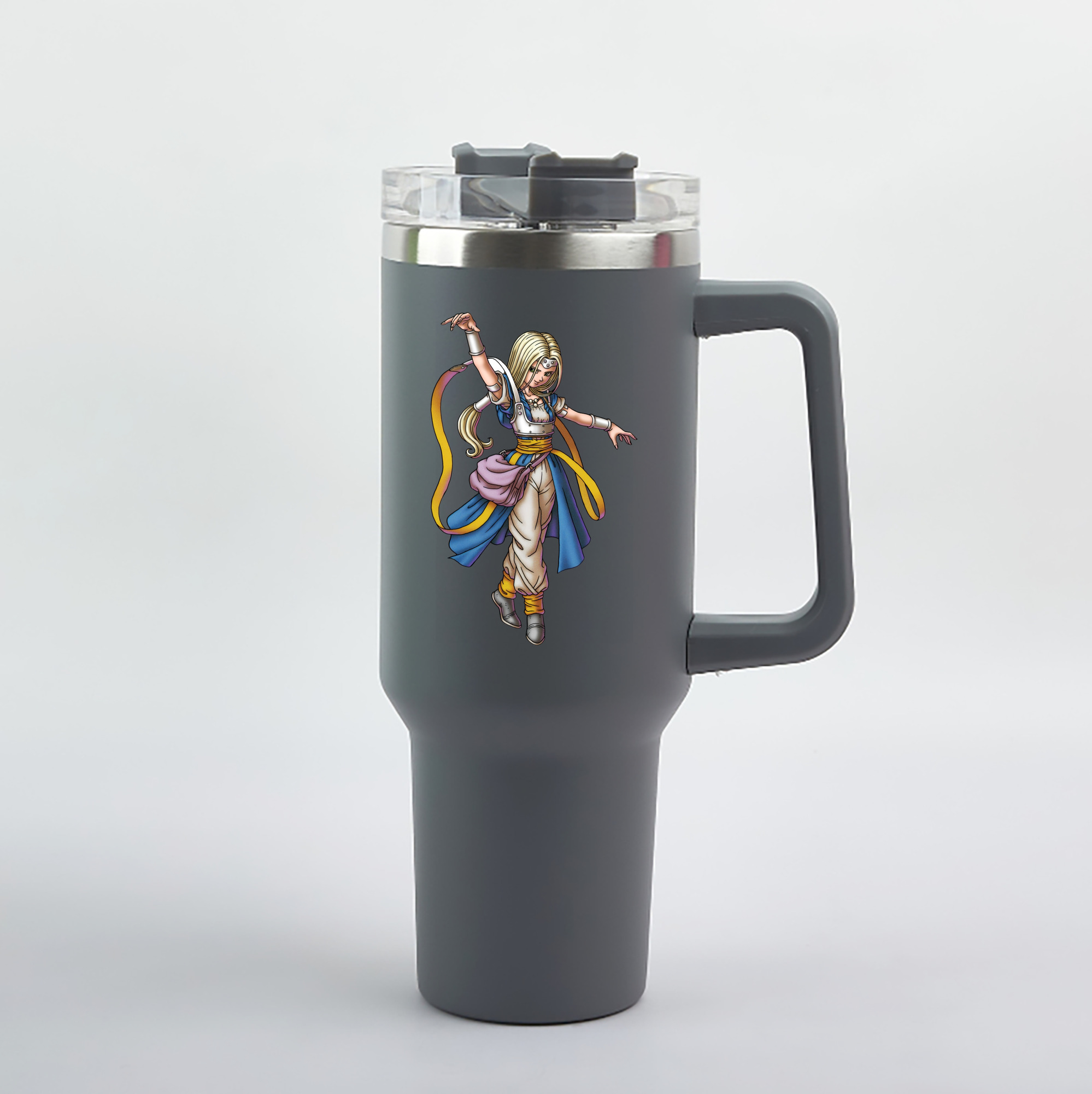 （画像用） ドラゴンクエスト Doragon Kuesuto Dragon Quest 1200mL車用タンブラー（カラープリント）